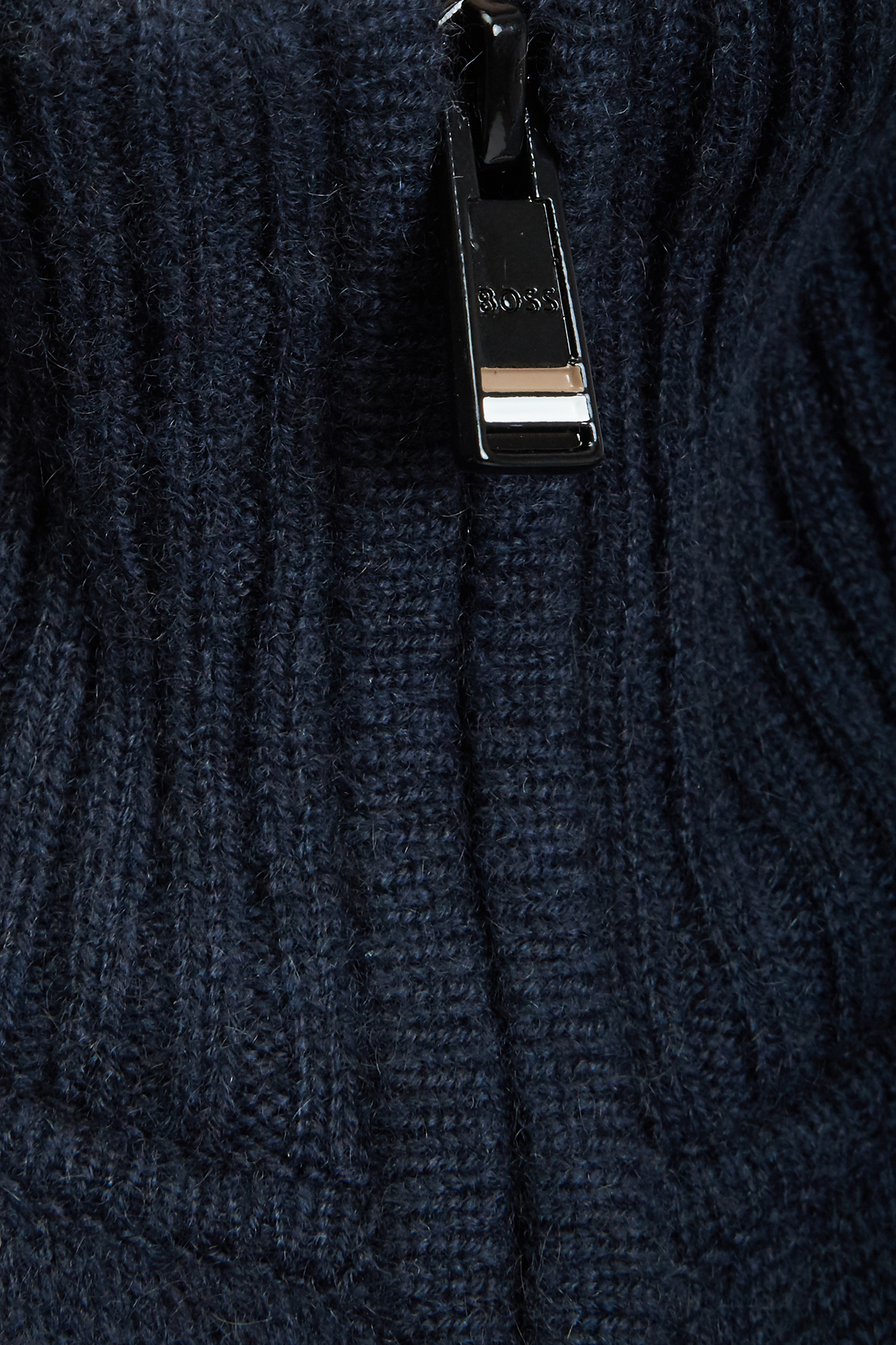 Мужской темно-синий кашемировый кардиган BOSS 50526906;404