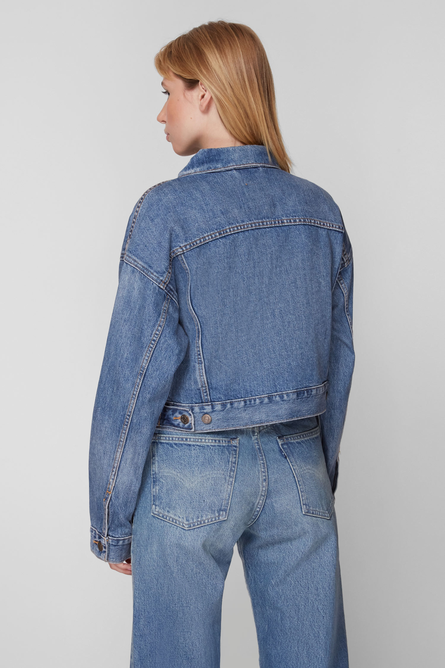 Женская синяя джинсовая куртка Levi’s® 85294;0001