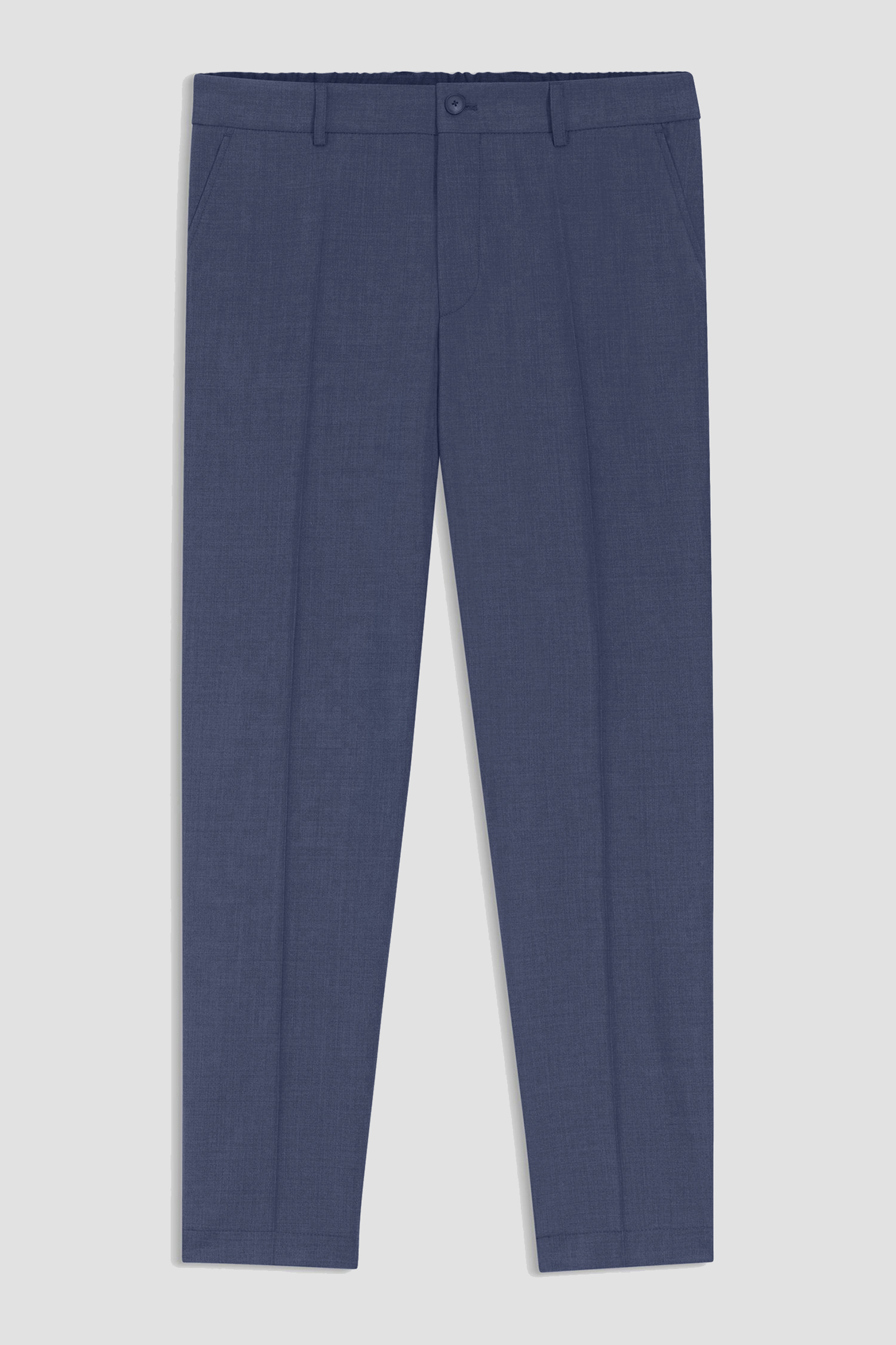 Мужские темно-синие шерстяные брюки BOSS 50561986;466