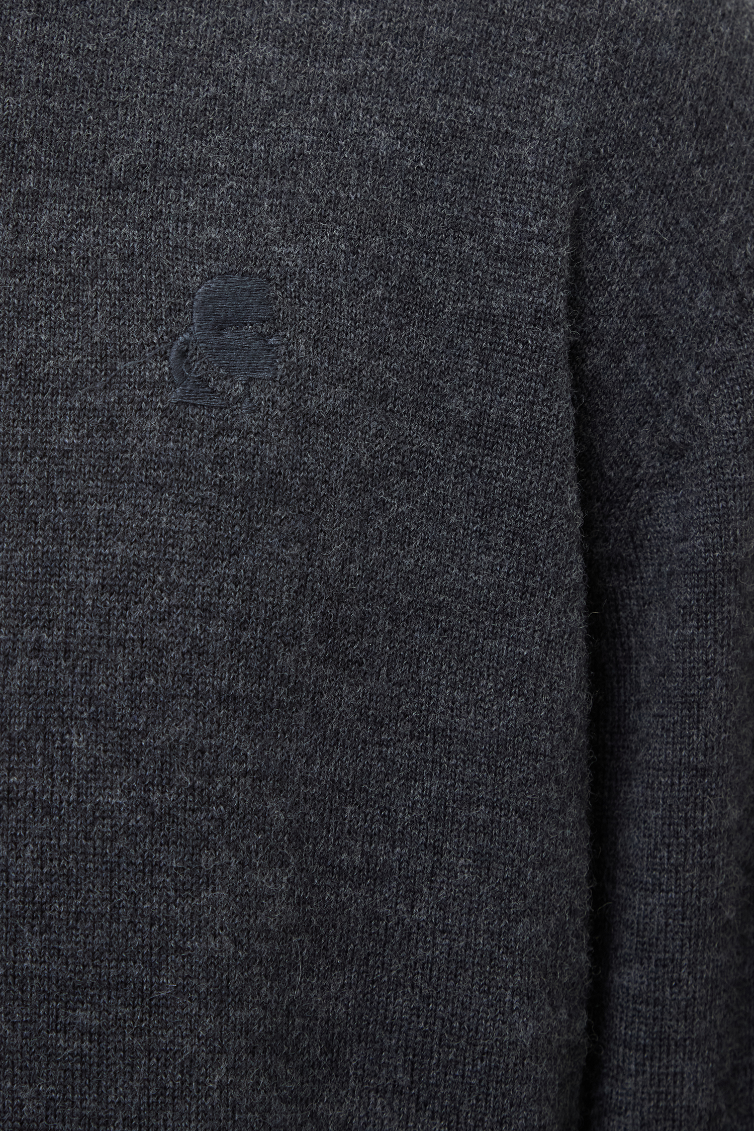 Мужской серый шерстяной джемпер Karl Lagerfeld 544399.655000;971