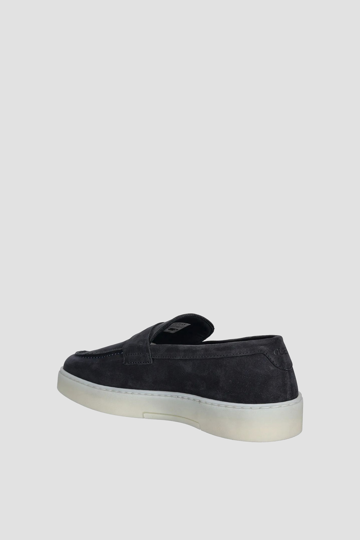 Мужские темно-синие нубуковые лоферы Guess FMTRIC.LEA14;BLUE