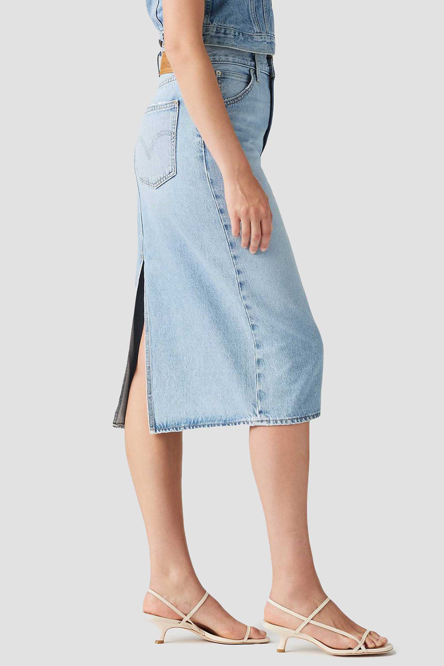 Женская голубая джинсовая юбка Levi’s® 001VH;0001