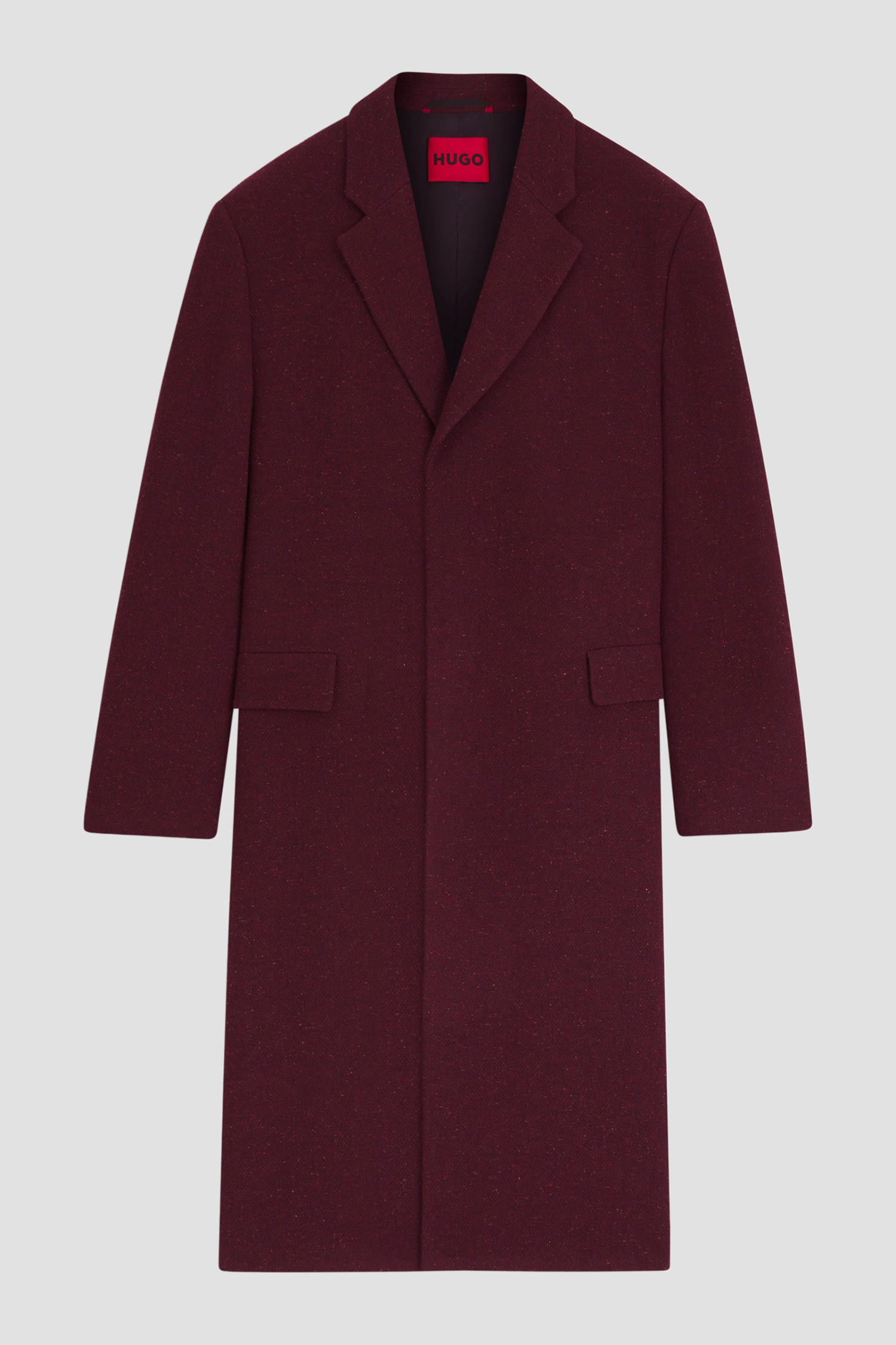 Чоловіче бордове пальто HUGO 50549279;602
