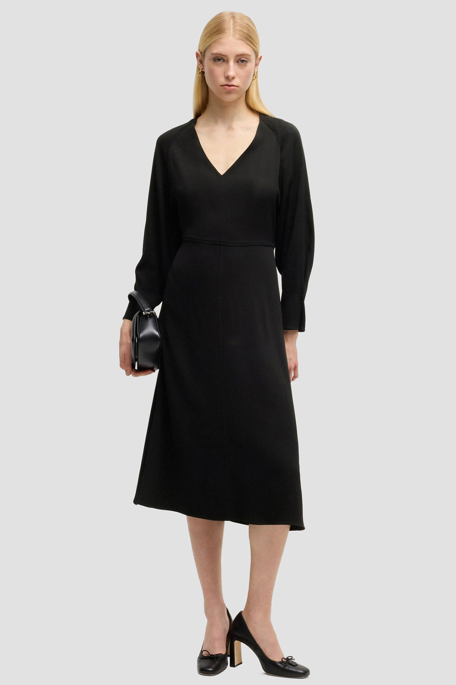 Женское черное платье BOSS 50533966;001