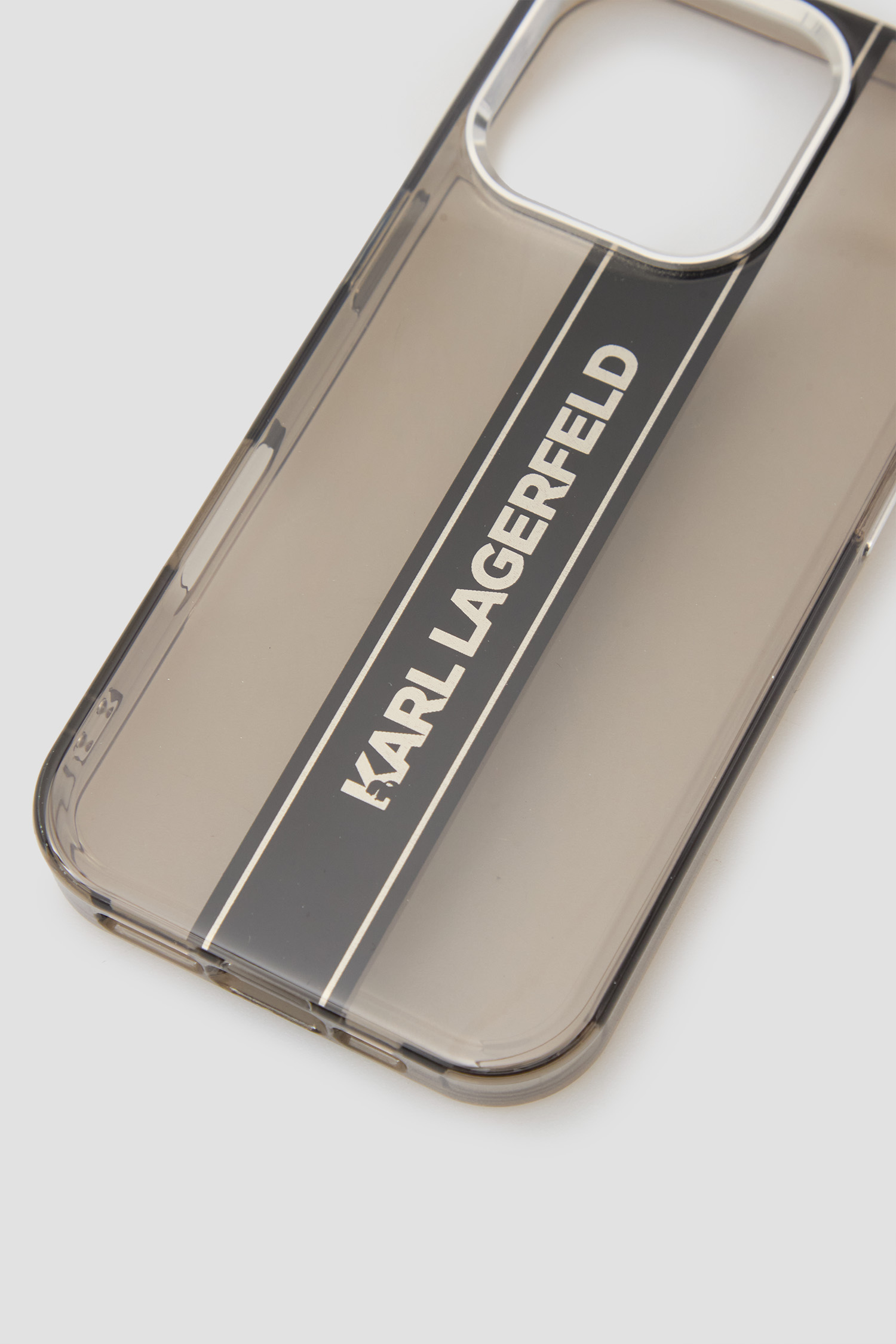 Чоловічий чохол для телефону iPhone 16 Pro Karl Lagerfeld KLHCP16LHCFCPSCK;BLACK