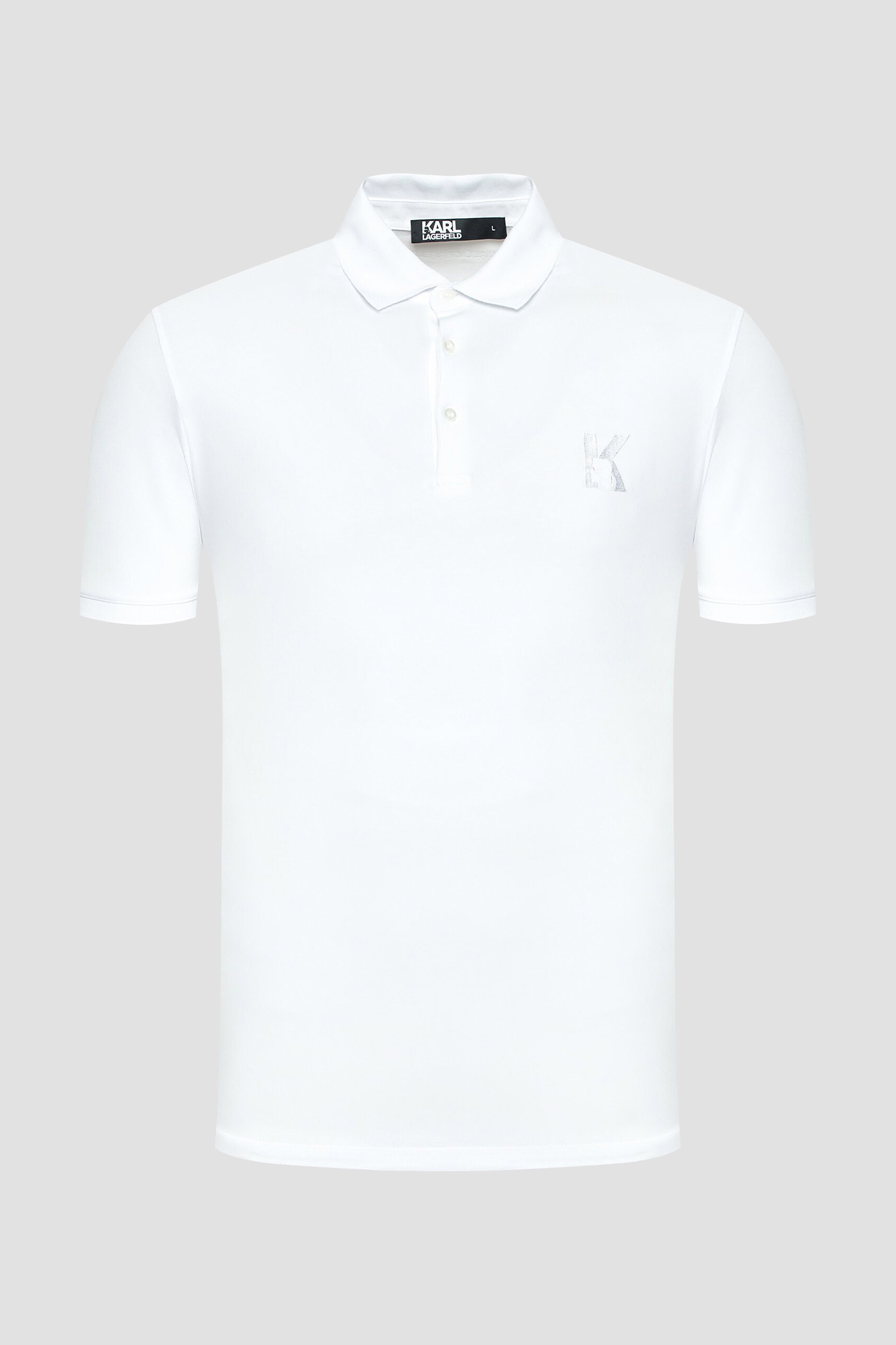 Чоловіче біле поло Karl Lagerfeld 500221.745890;10