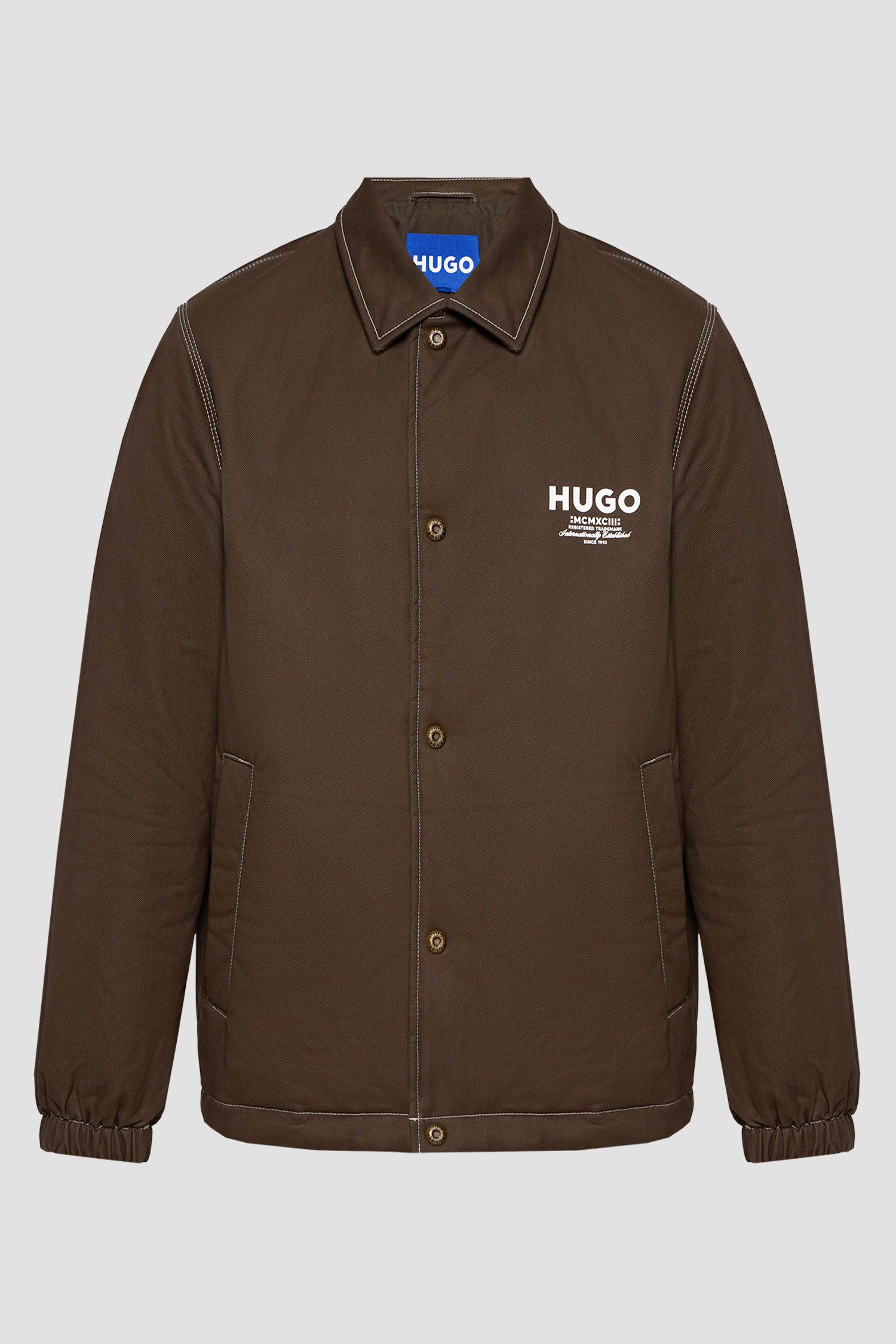 Чоловіча коричнева куртка HUGO BLUE 50552940;208