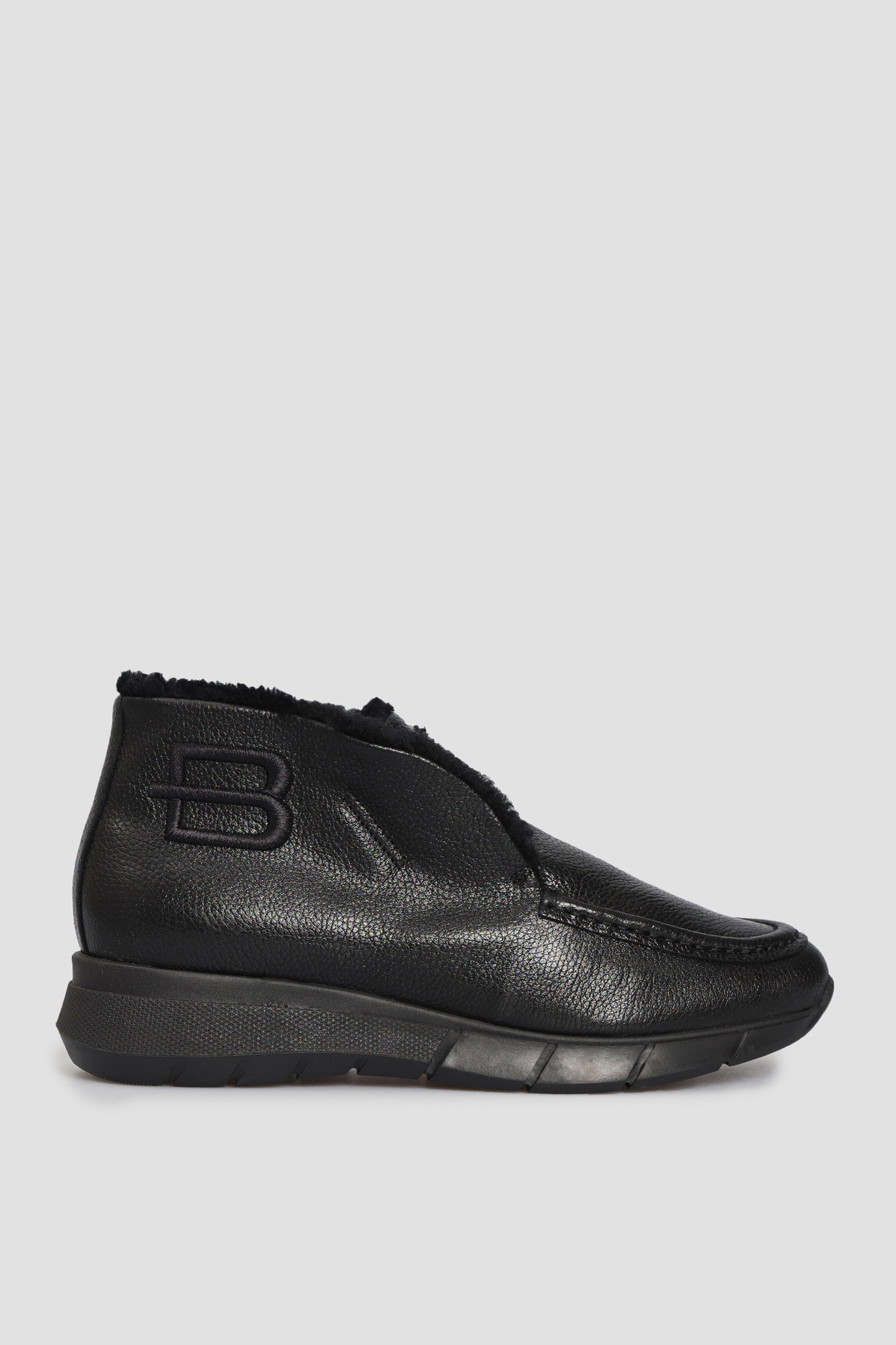 Жіночі чорні шкіряні черевики Baldinini D3AC52ONIA;0000