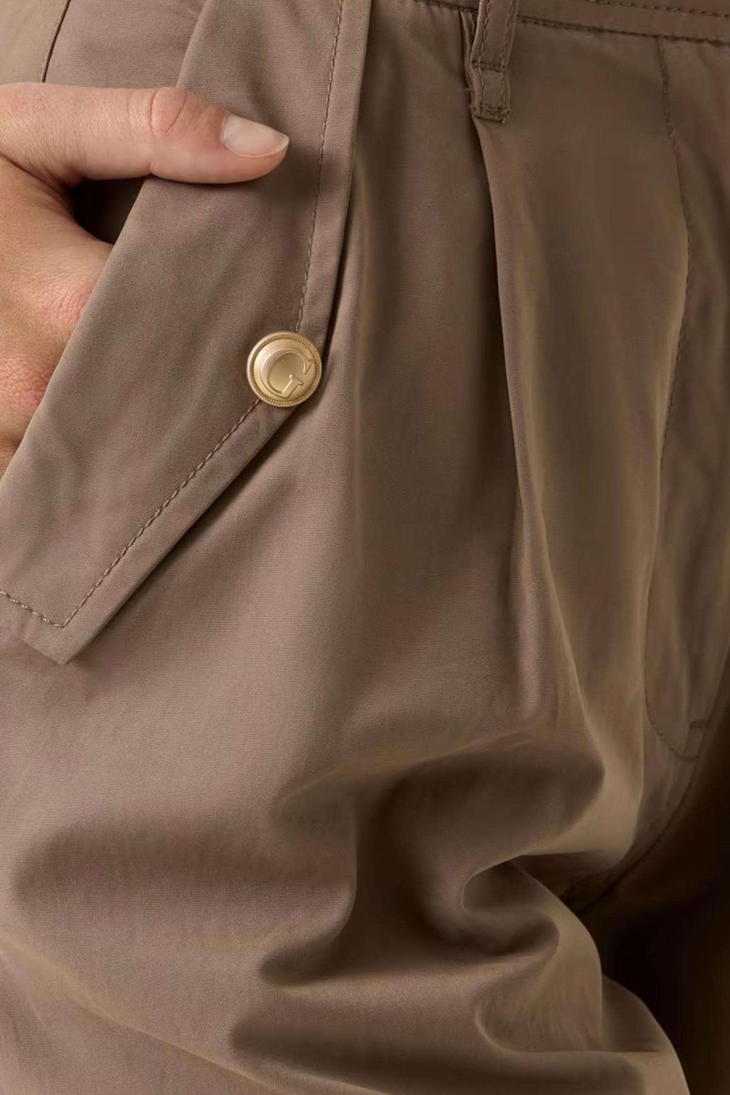 Женские бежевые брюки Guess W6RB08.WJ692;G1EC