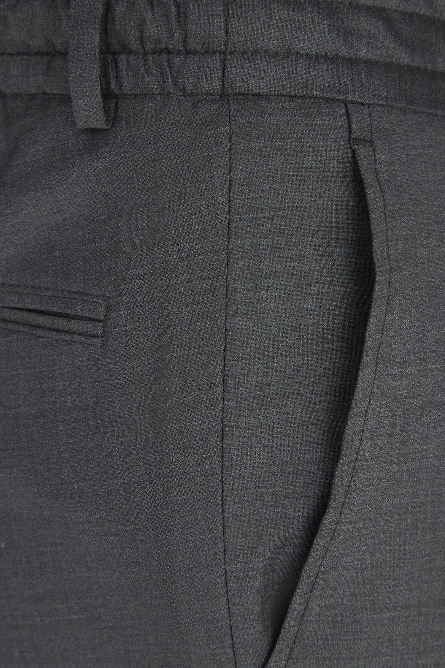 Мужские темно-серые шерстяные брюки Karl Lagerfeld 542096.255056;970