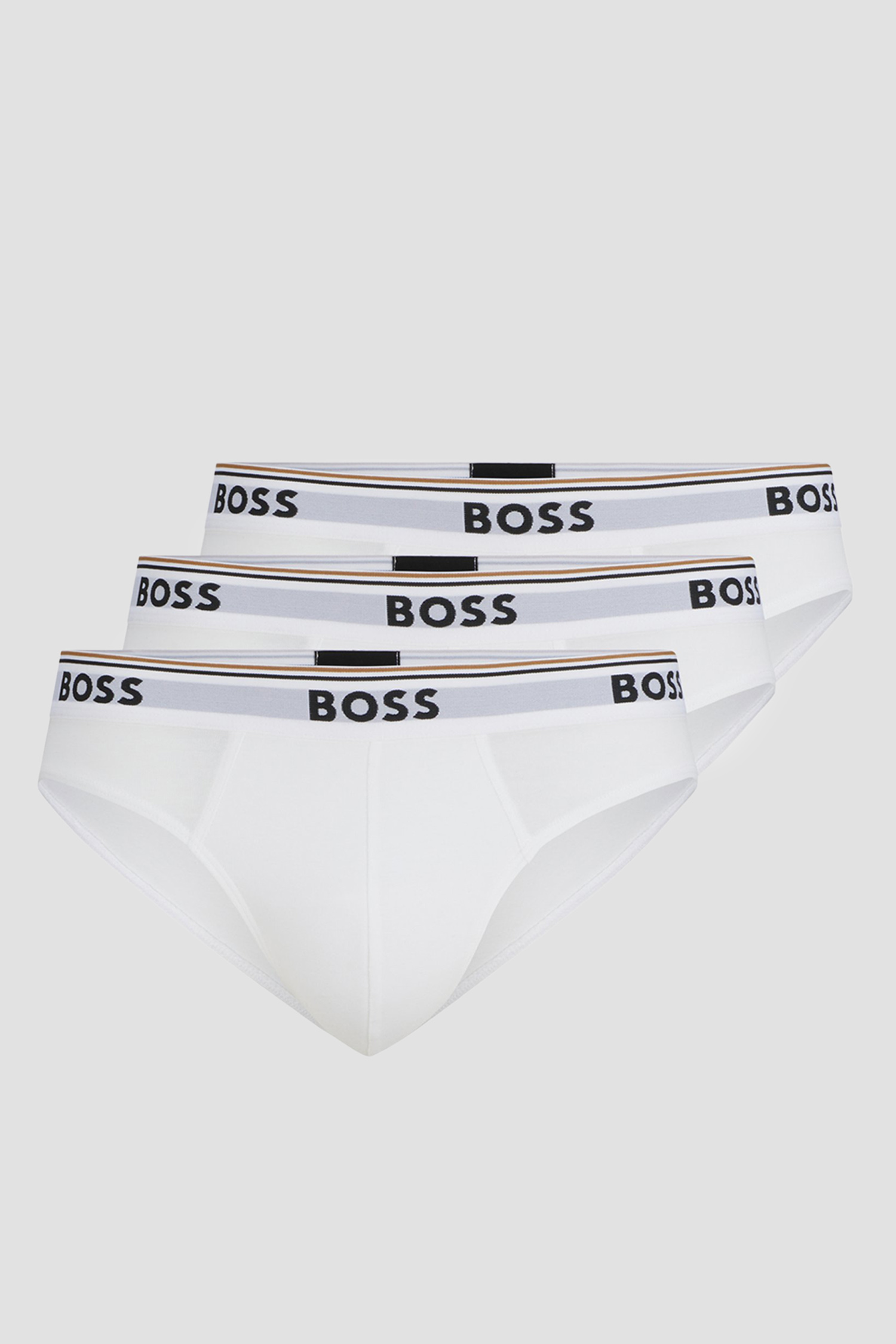Чоловічі білі бріфи (3 шт) BOSS 50475273;100