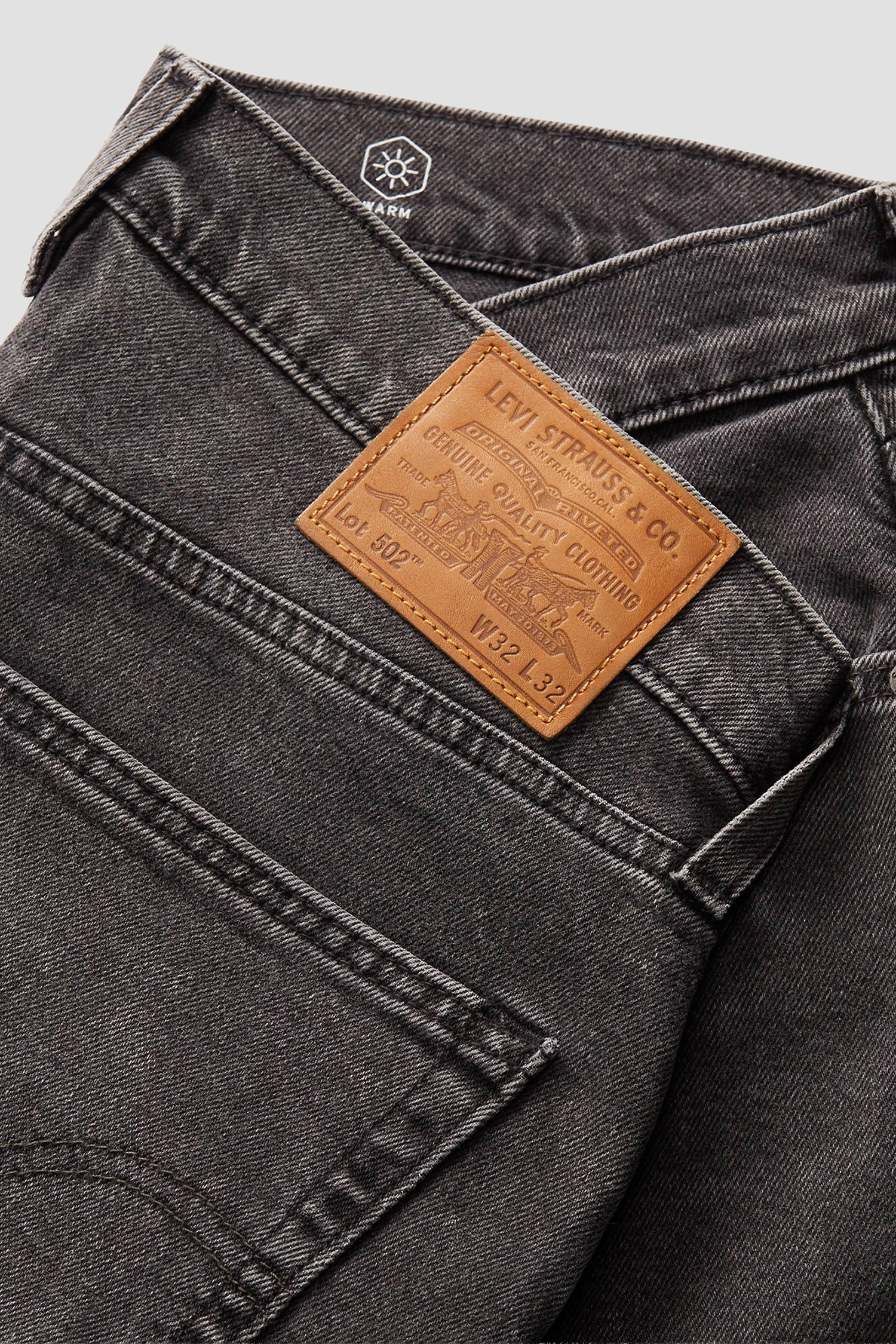 Мужские темно-серые джинсы 502™ Taper Fit Levi’s® 29507;1465