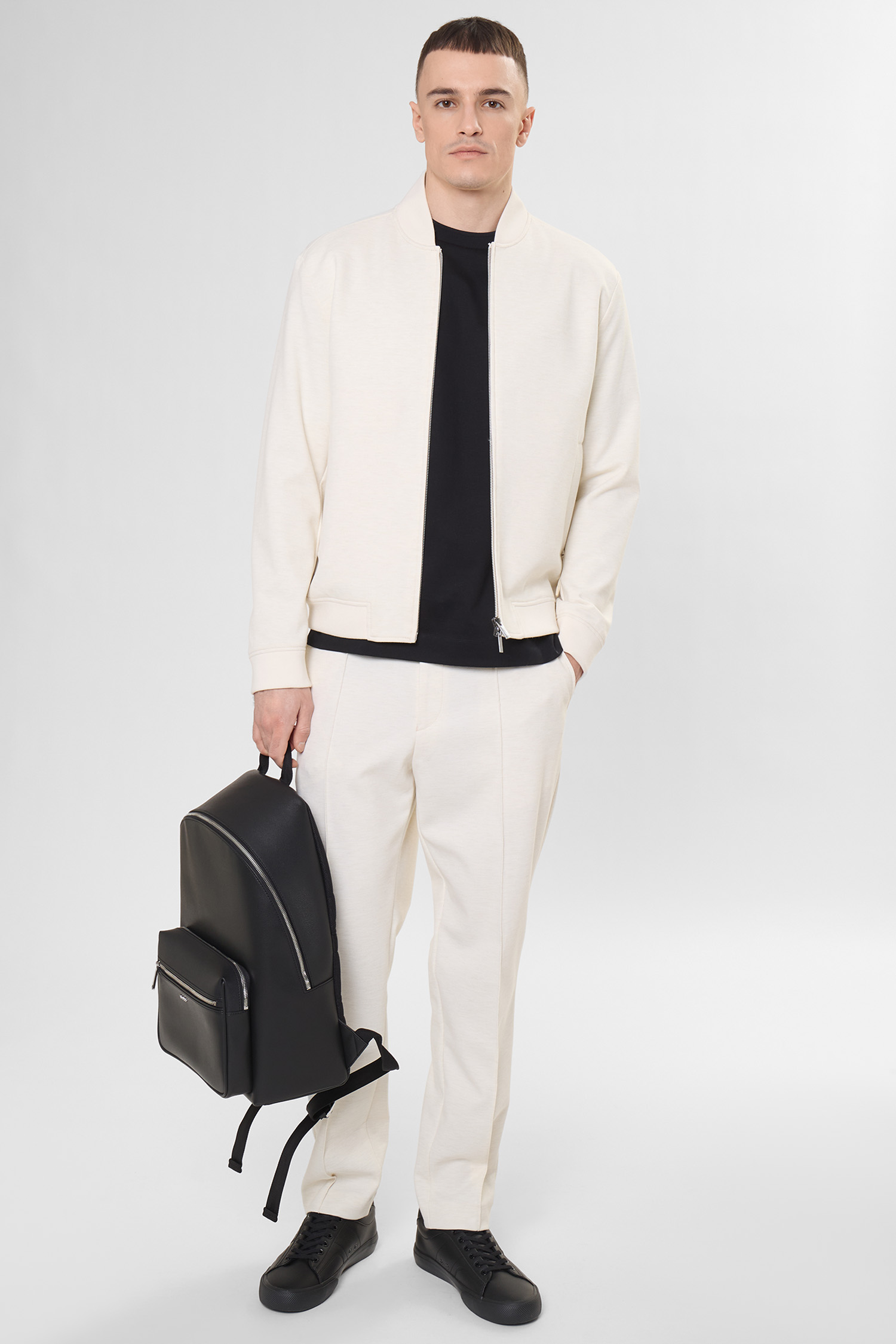 Мужские белые брюки BOSS 50553555;131