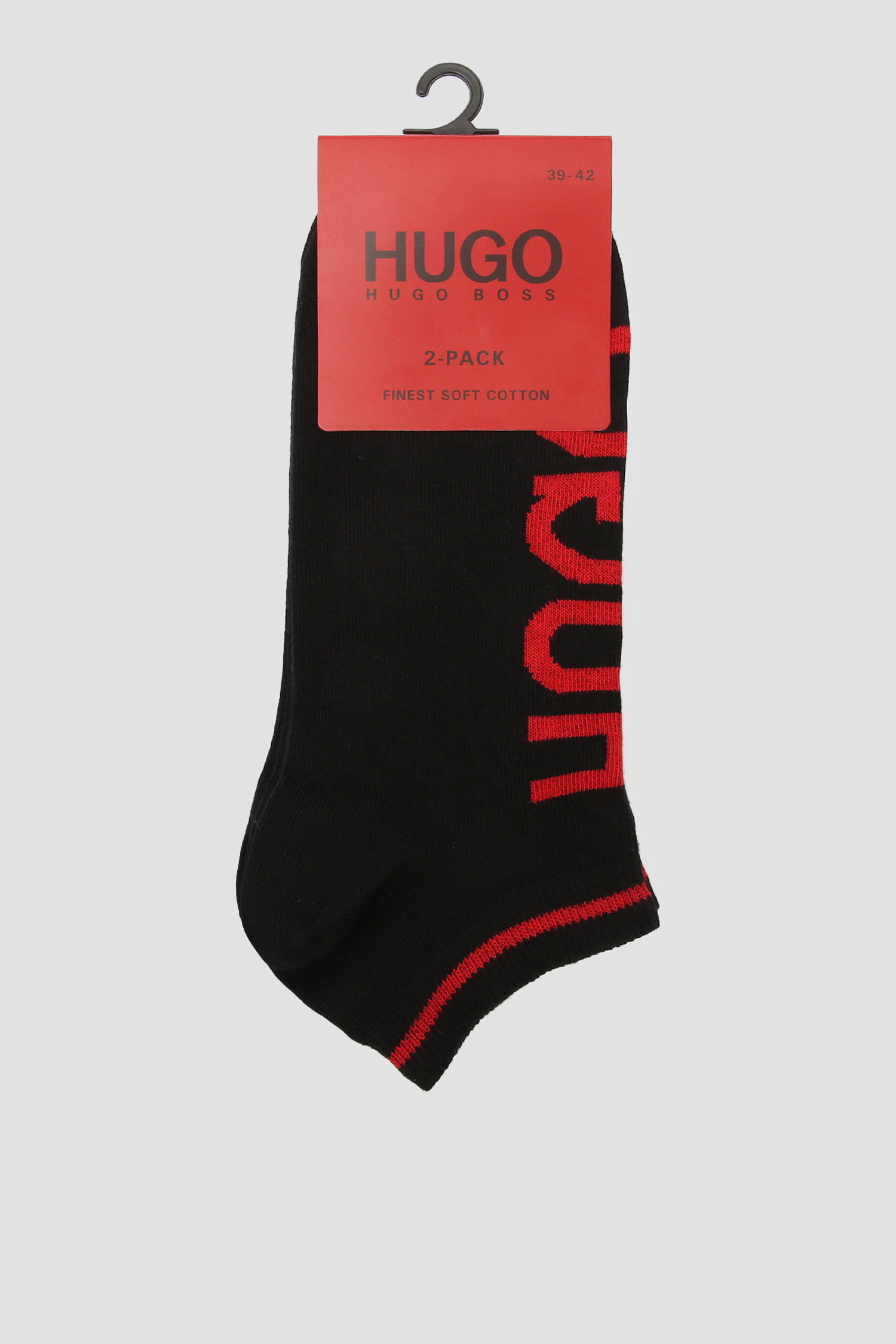 Черные носки для парней (2 пары) HUGO 50401967;001
