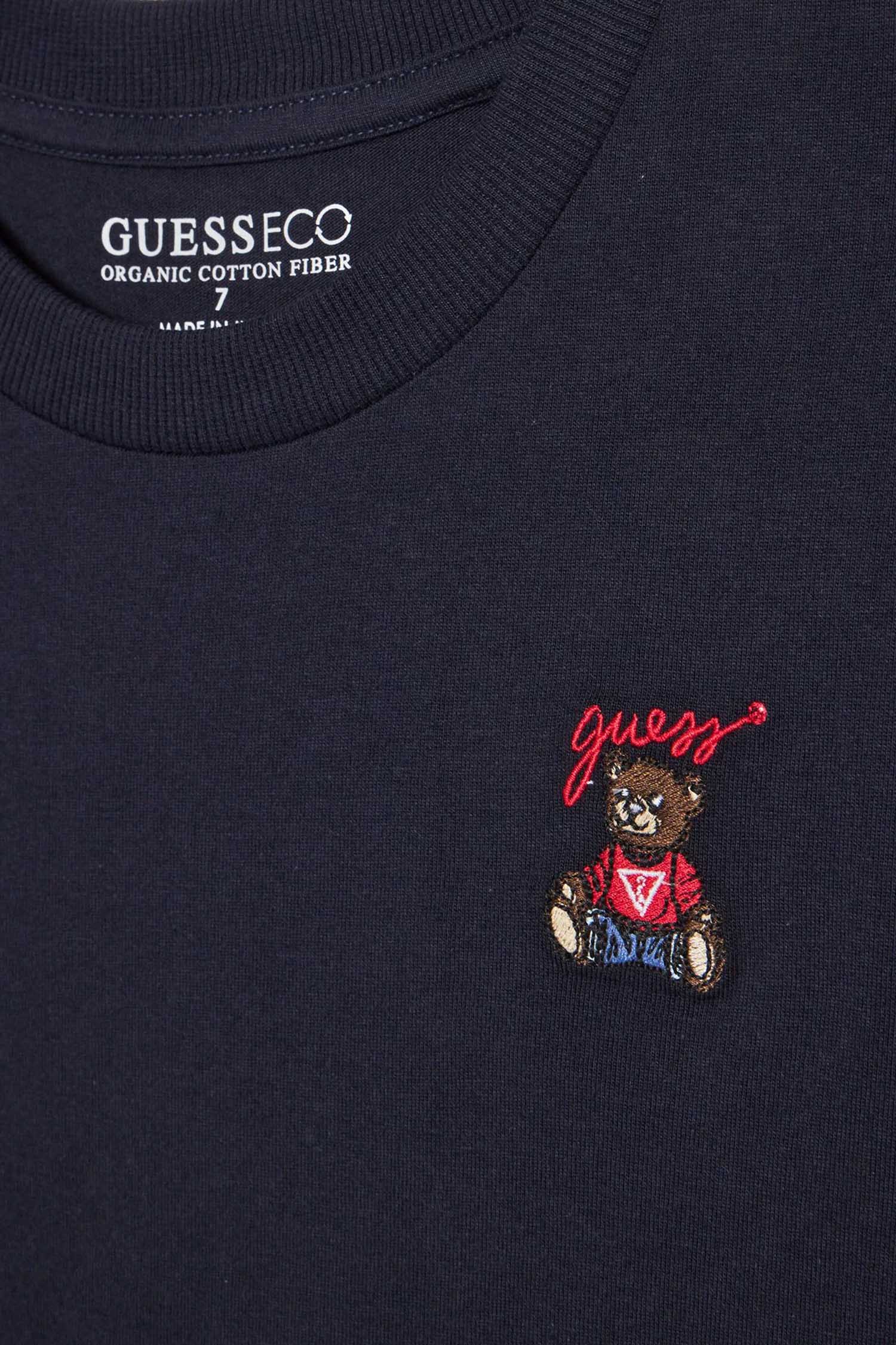 Дитяча темно-синя футболка Guess Kids L5RI33.I3Z14;G7V2