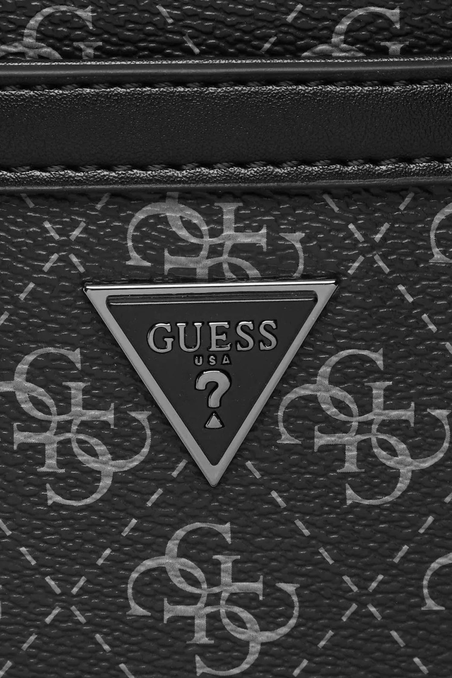 Чоловіча чорна сумка з візерунком Guess HMEVZL.P2223;DAB