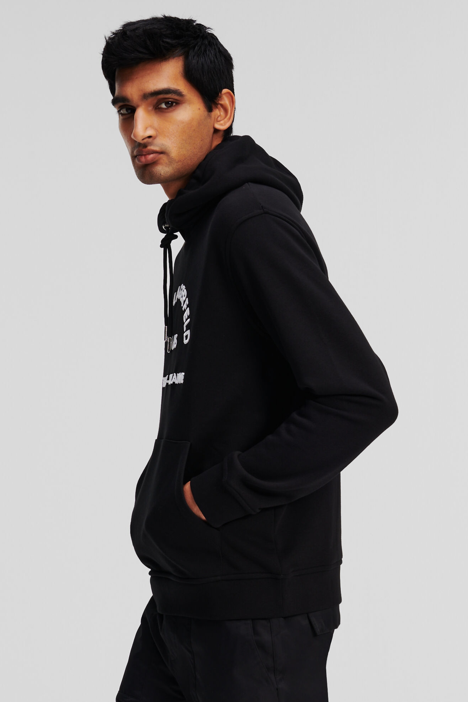 Мужское черное худи Karl Lagerfeld 542900.705036;990