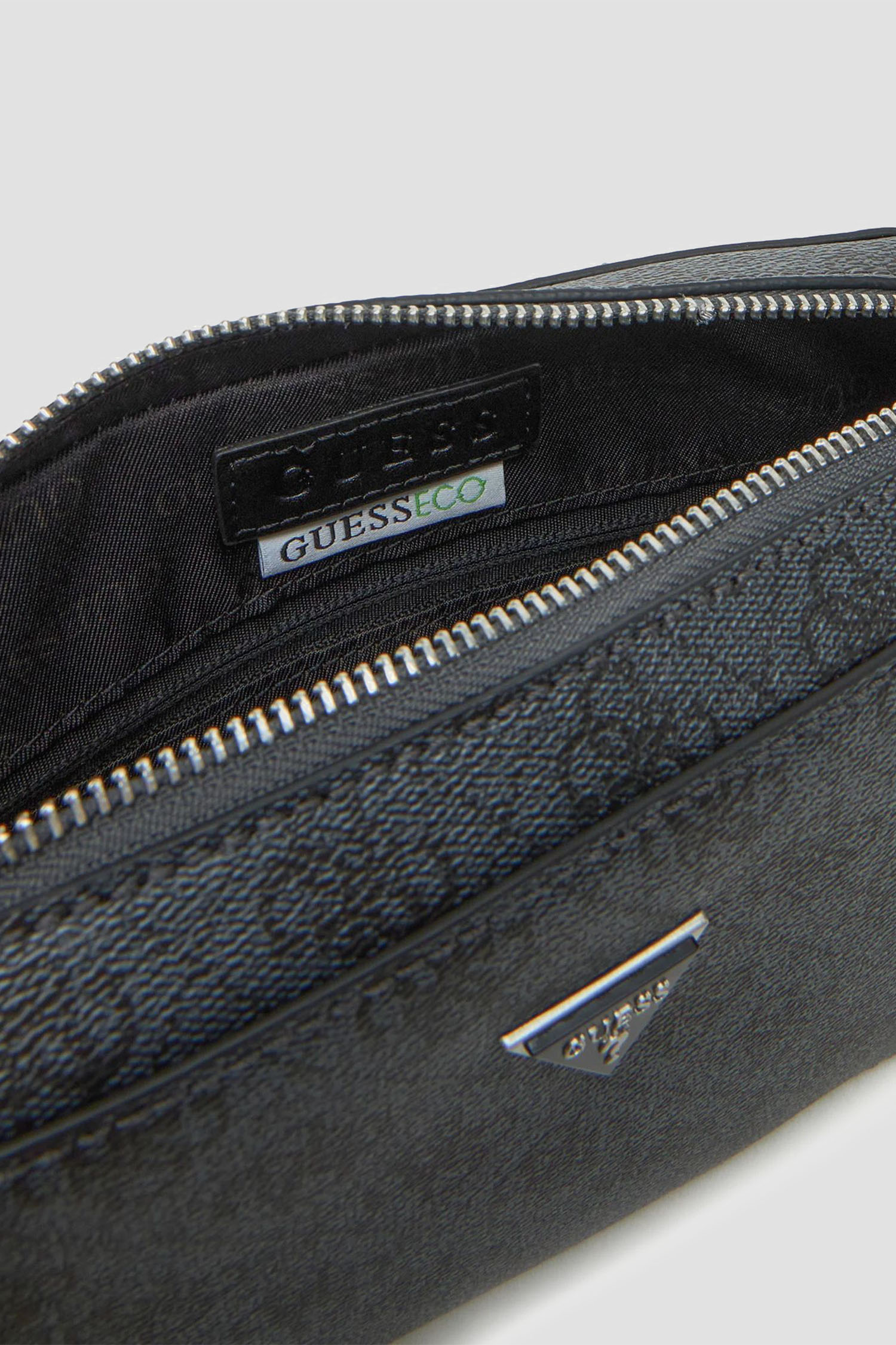 Мужская черная сумка с узором Guess PMMILO.P5245;BLA
