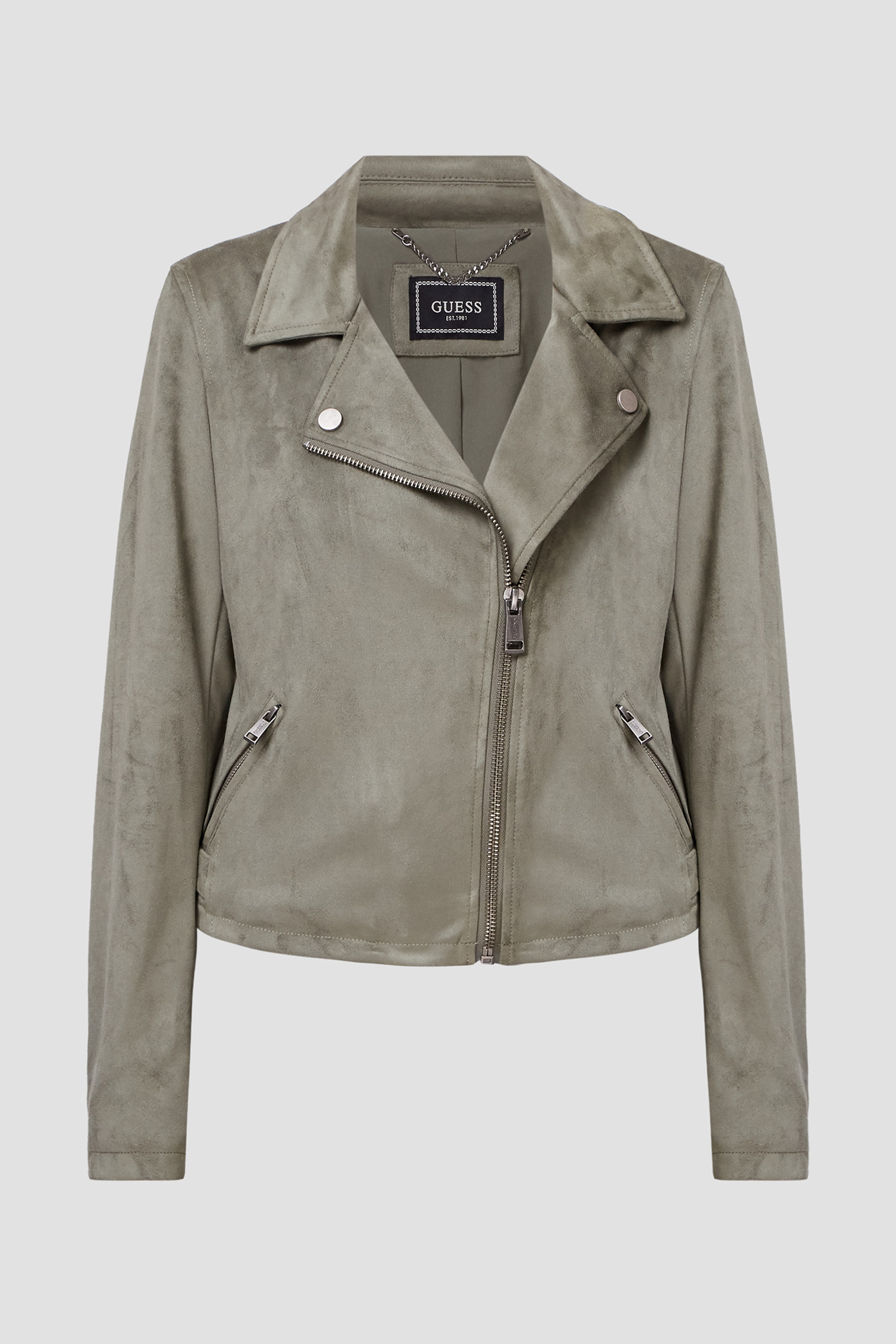 Жіноча оливкова куртка Guess W1YL00.WE0L0;G8DO