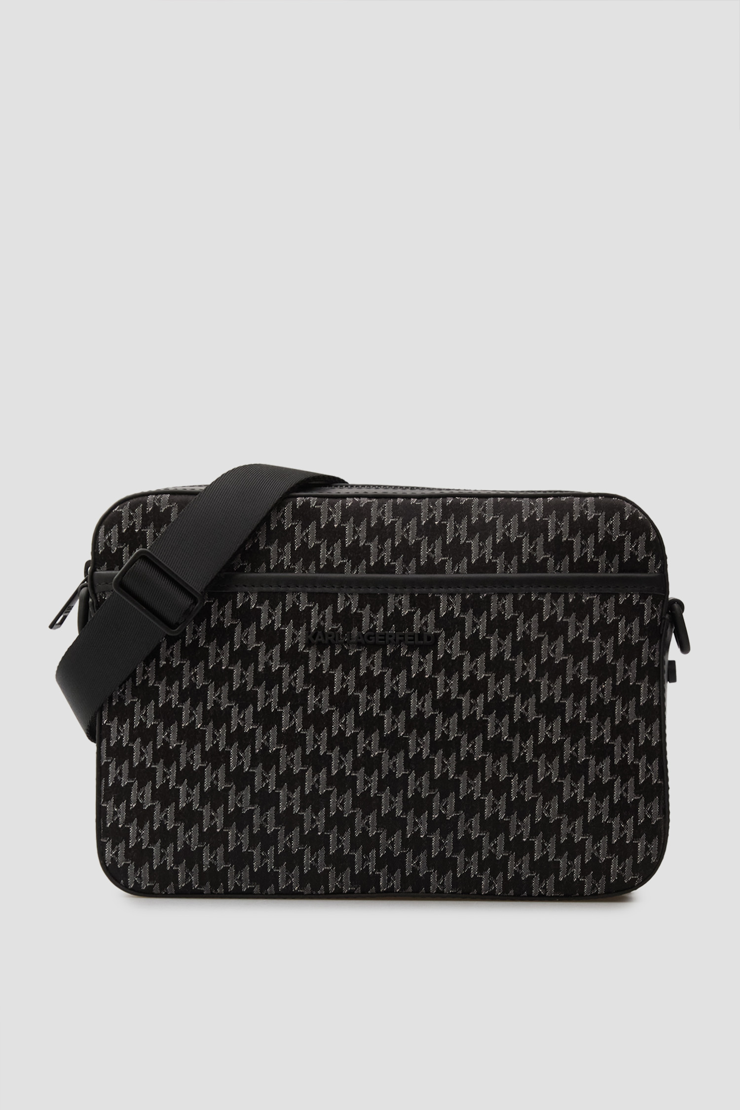 Чоловіча чорна сумка з візерунком Karl Lagerfeld 561115.805916;940