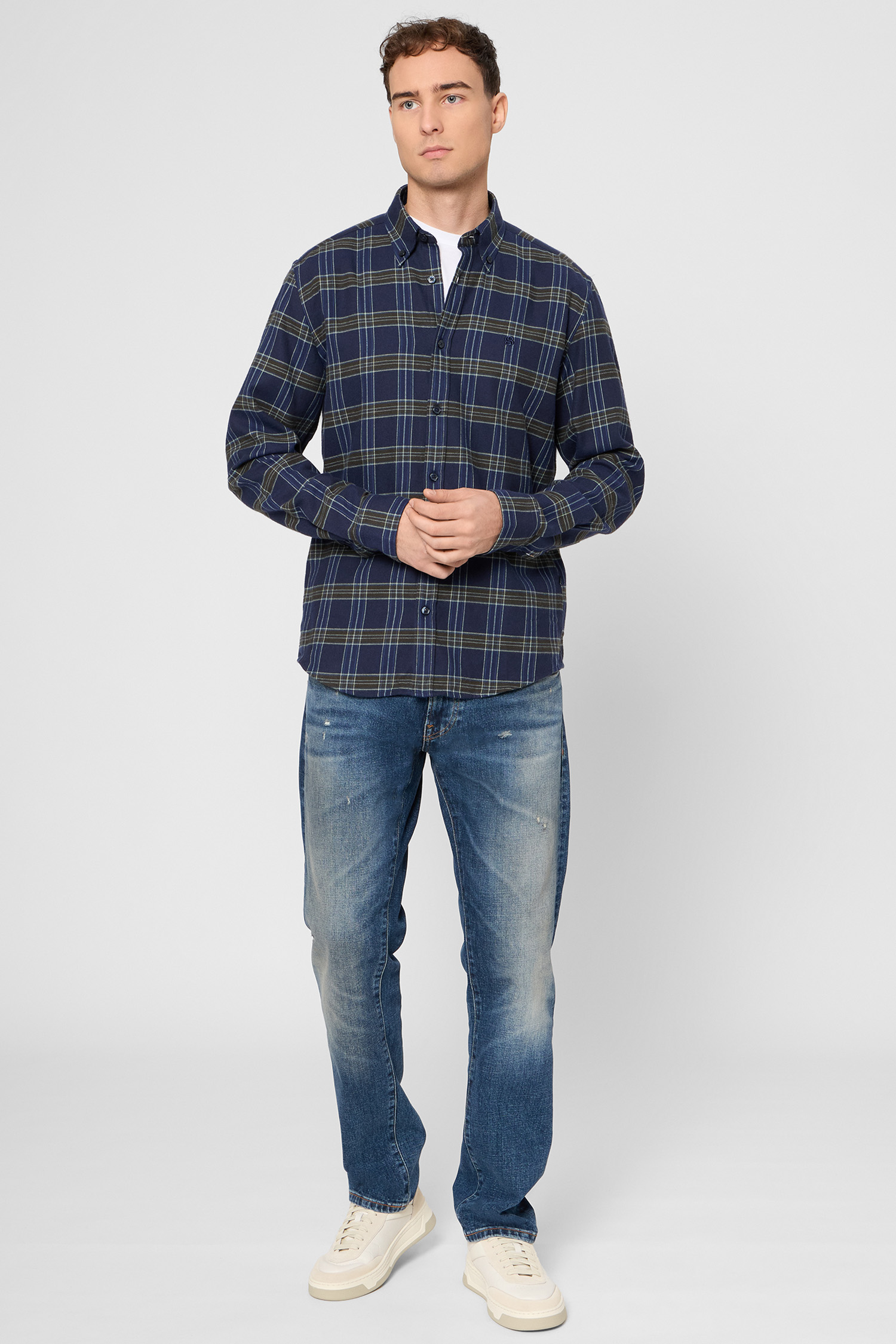 Мужские темно-синие джинсы BECKHAM x BOSS BOSS 50555696;411