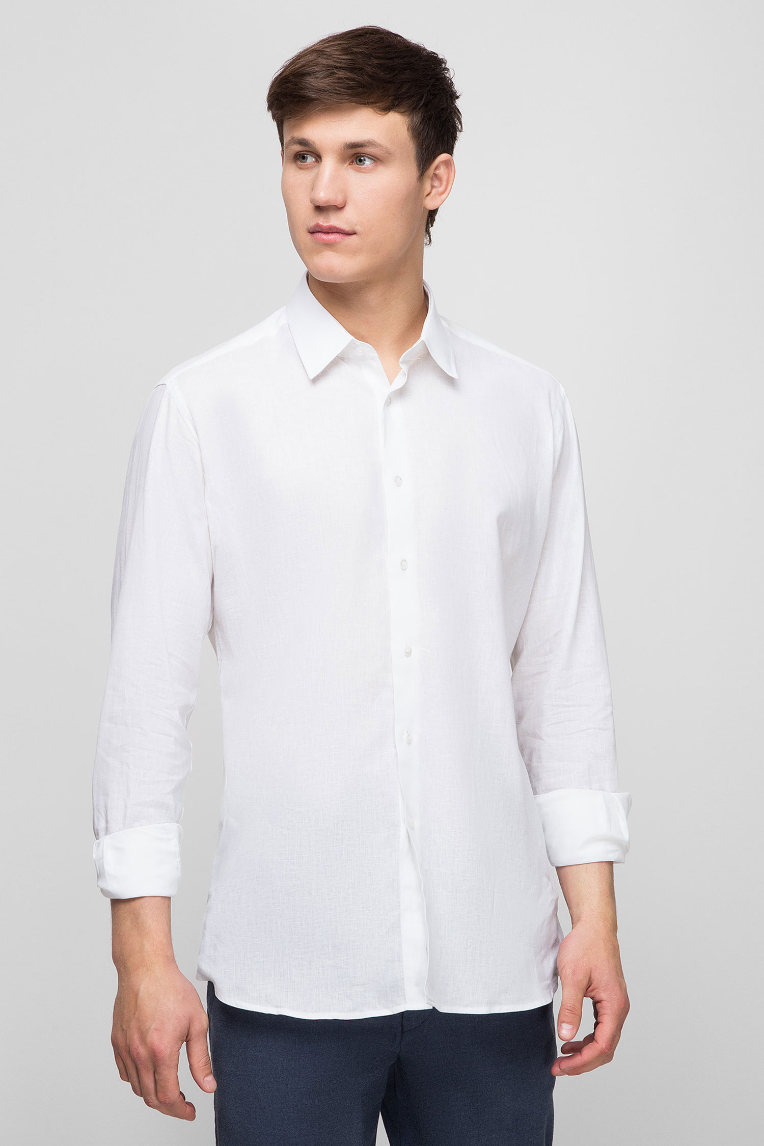 Мужская белая рубашка Karl Lagerfeld 501604.605000;10