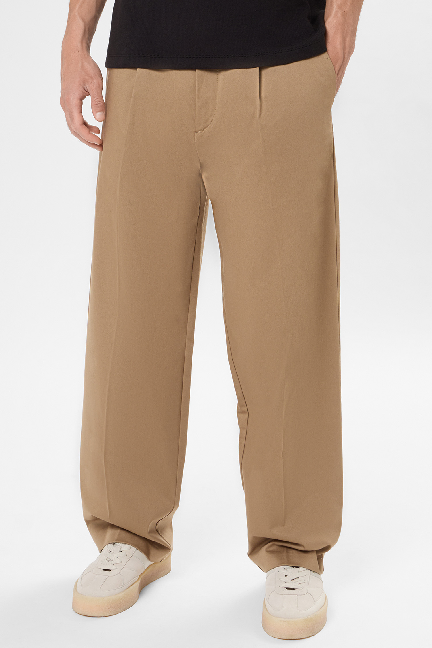 Чоловічі бежеві брюки HUGO 50573217;928