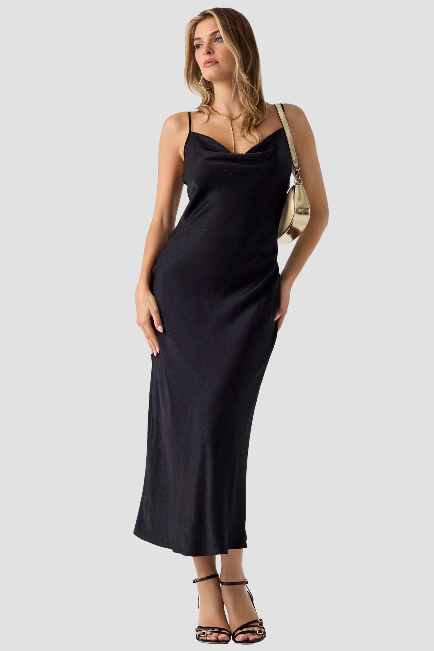 Жіноча чорна сукня Guess W6RK50.WJ732;JBLK