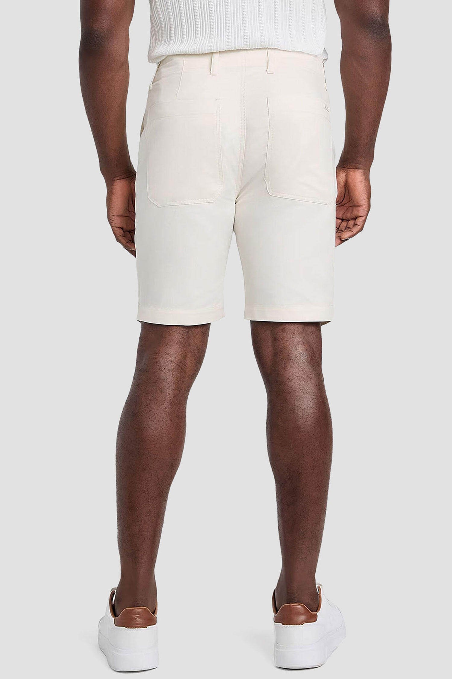 Мужские белые шорты Guess M5GD47.WFIC0;G1CV