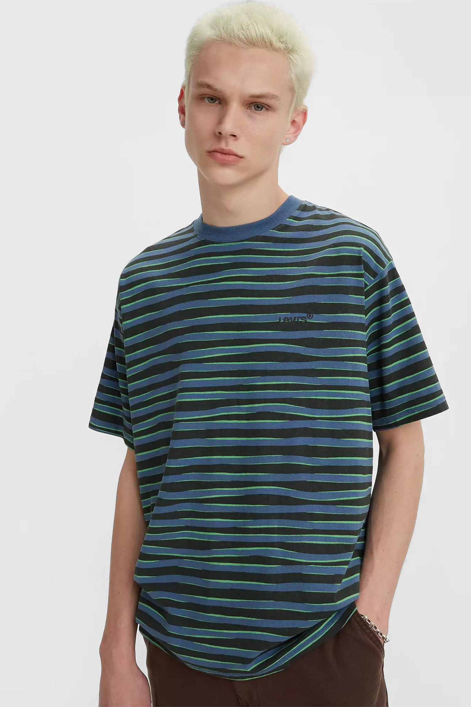 Мужская футболка в полоску Levi’s® A0637;0028 — Ultrashop