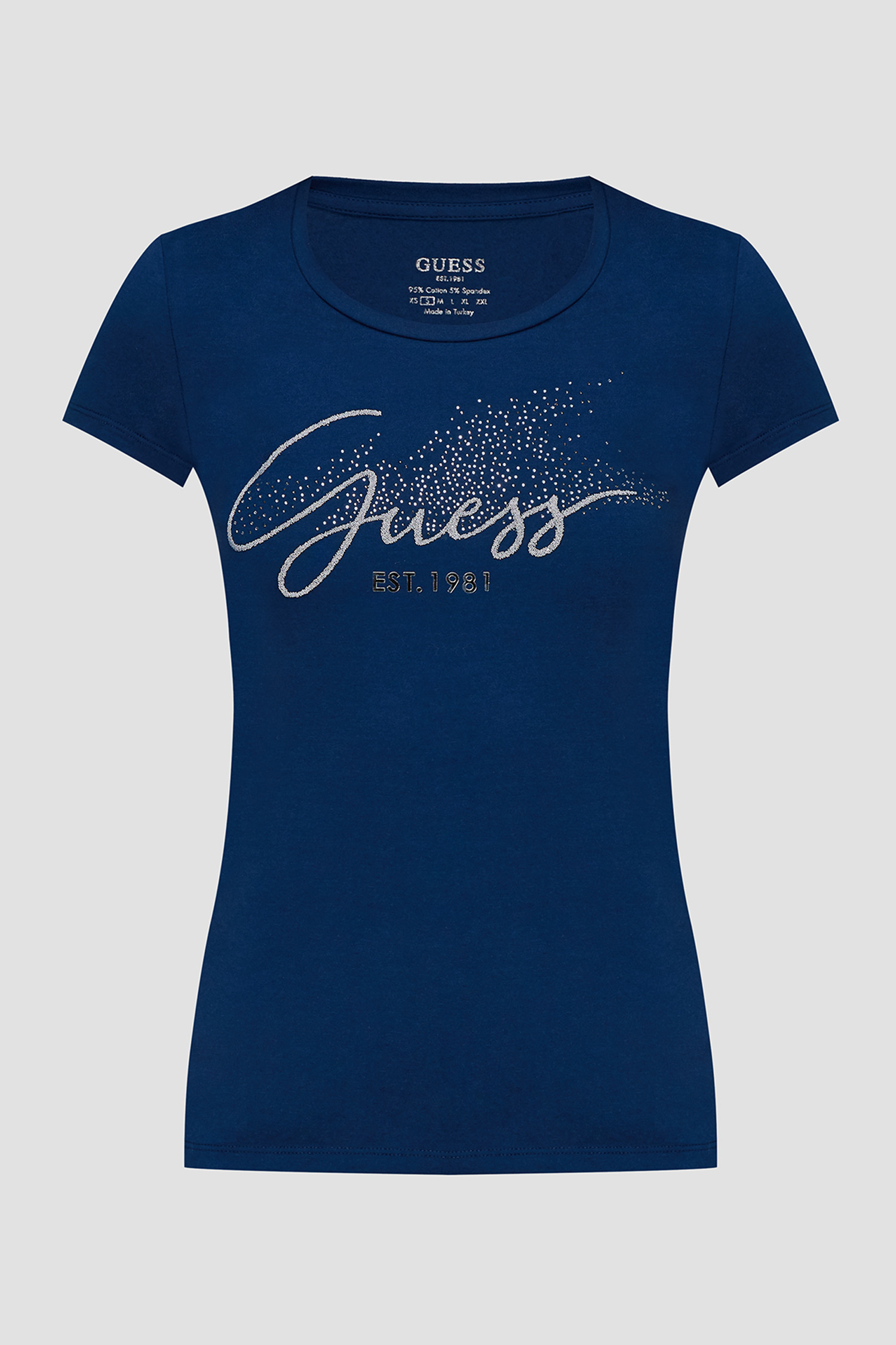 Женская синяя футболка Guess W2RI04.J1300;G7HR