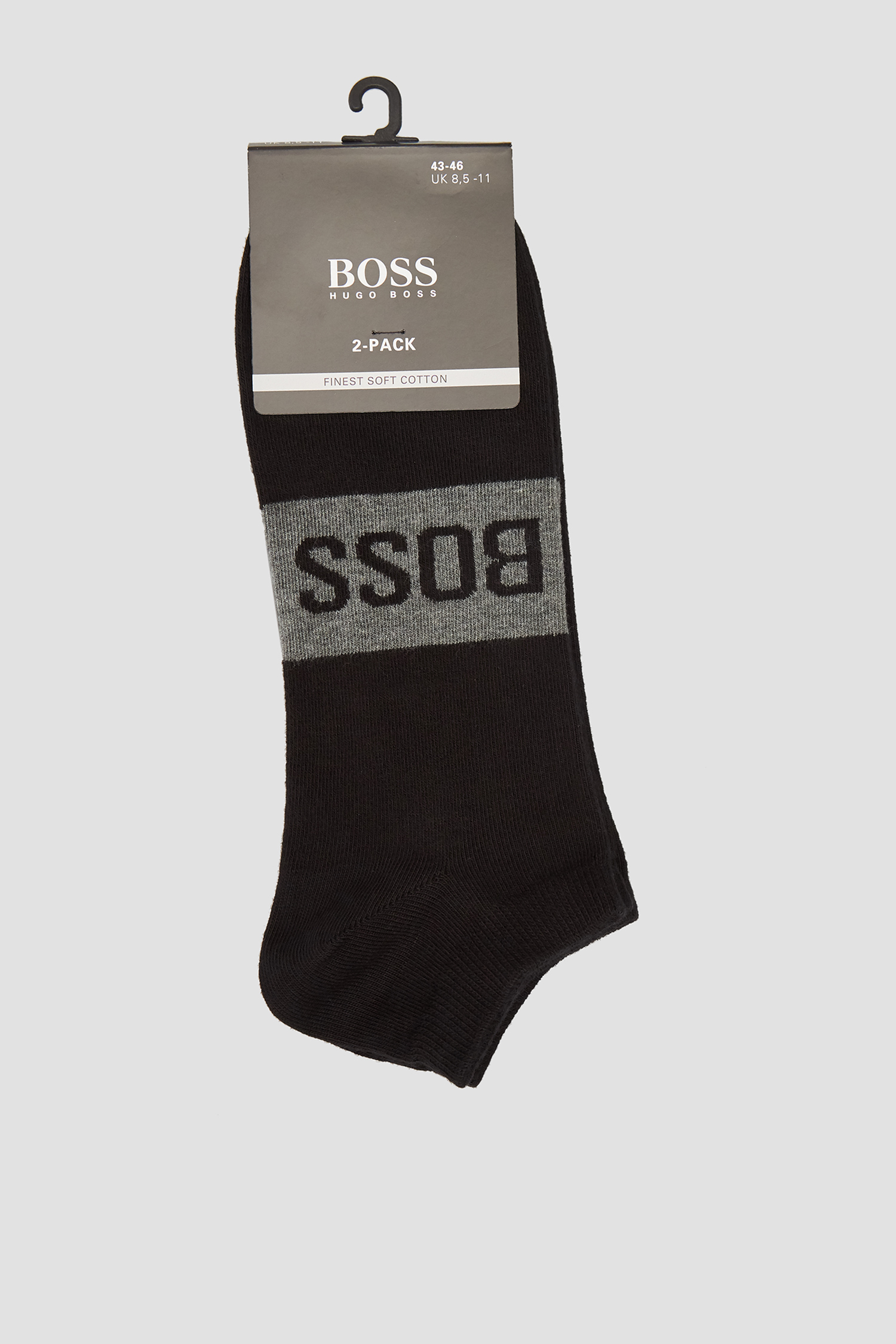 Мужские черные носки (2 пары) BOSS 50428744;001