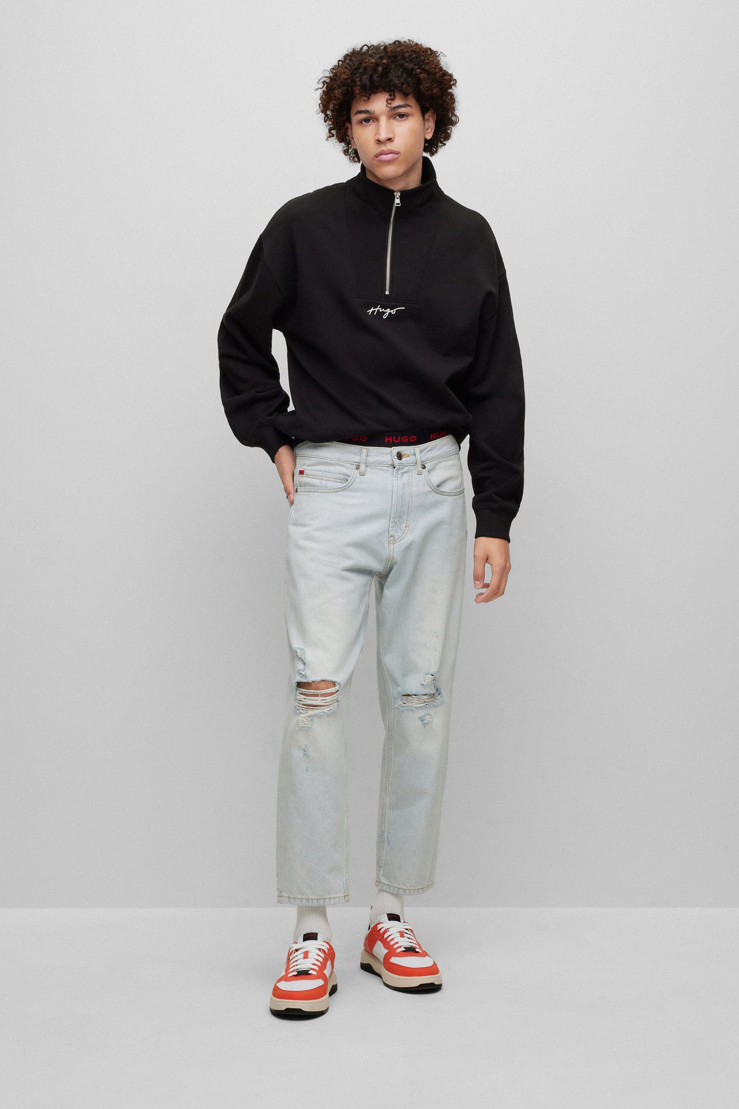 Мужские голубые джинсы HUGO 50489993;451