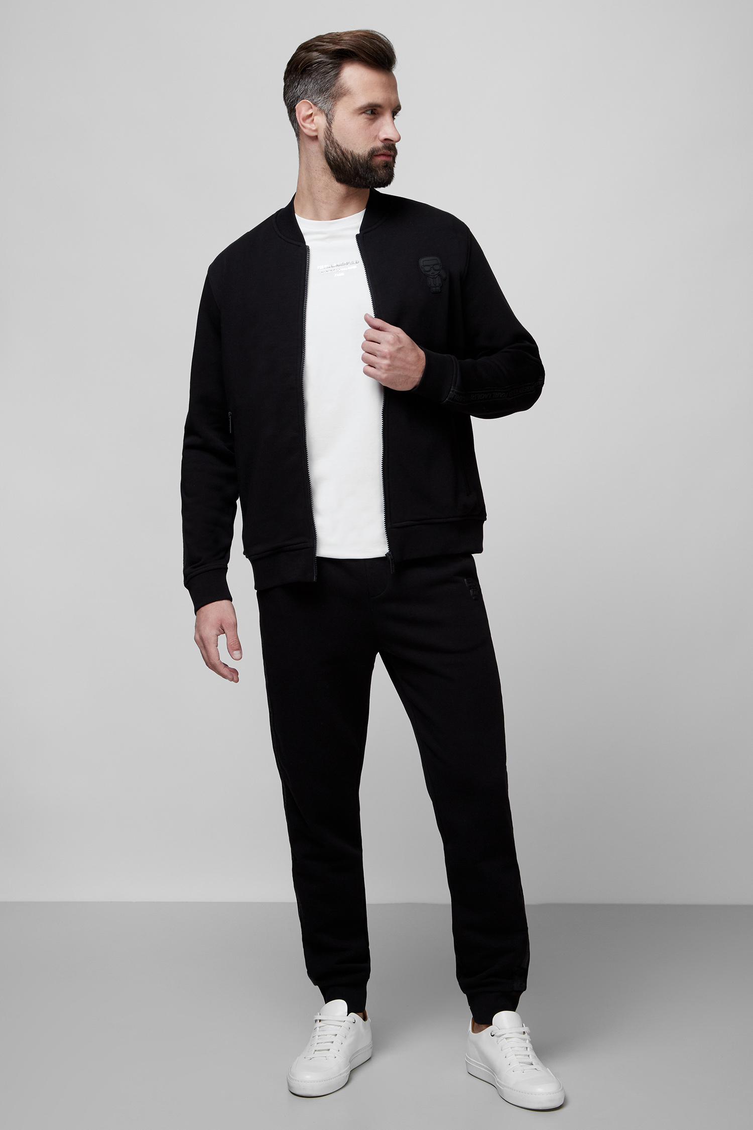 Мужские черные спортивные брюки Karl Lagerfeld 512900.705057;990