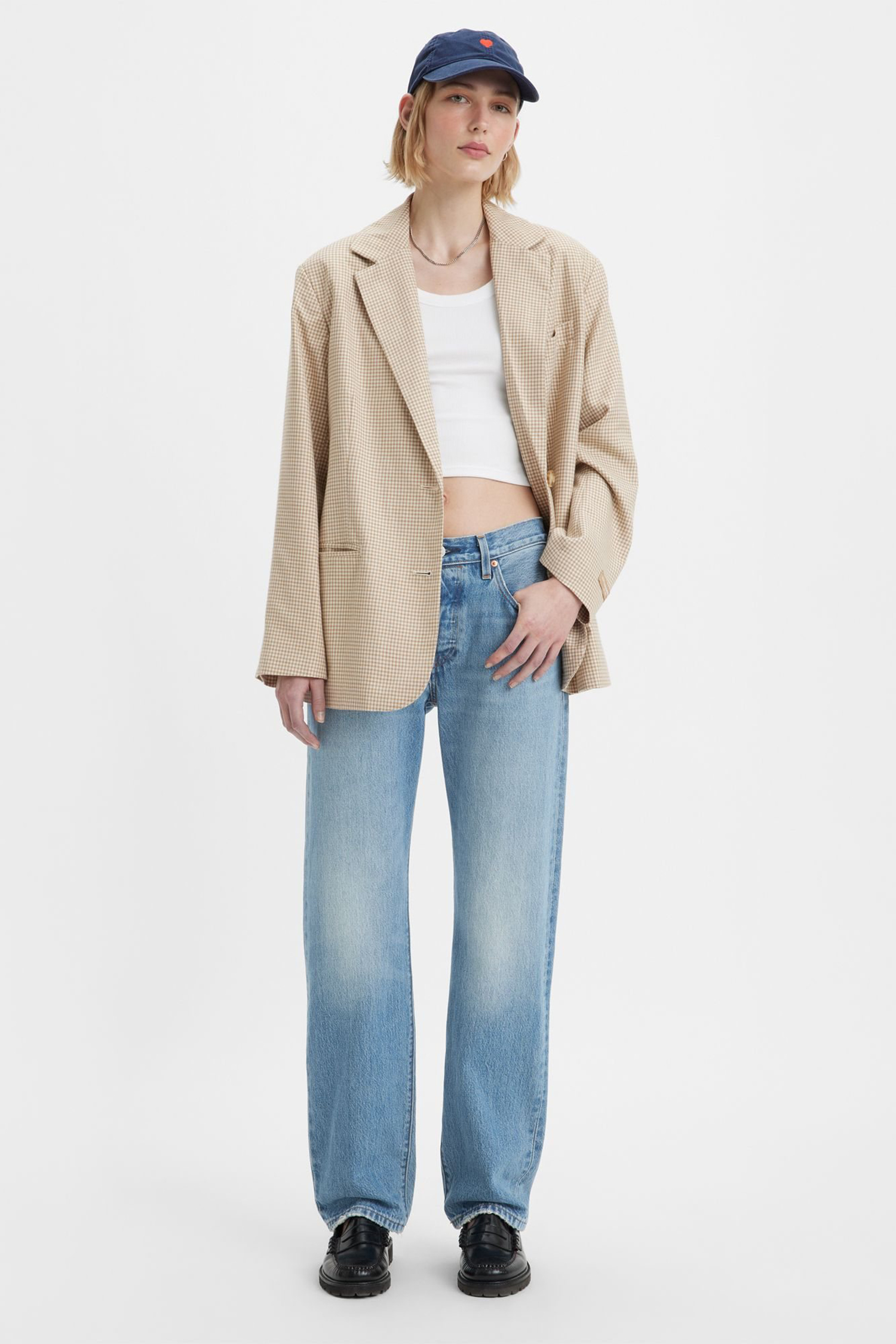 Женские голубые джинсы 501®'90S Straight Levi’s® A1959;0026