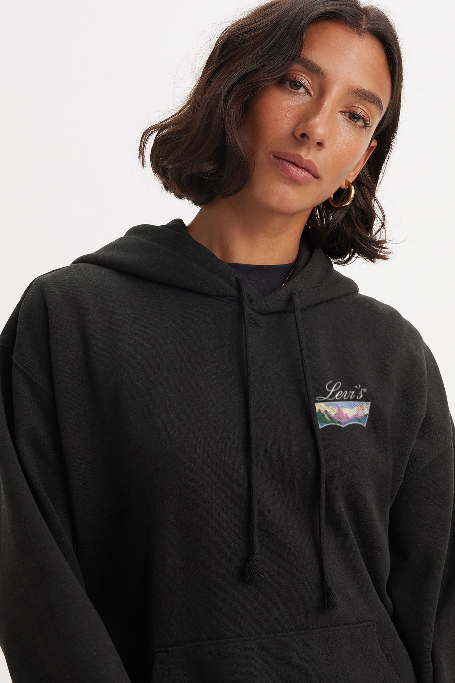 Женское черное худи Levi’s® A6069;0018