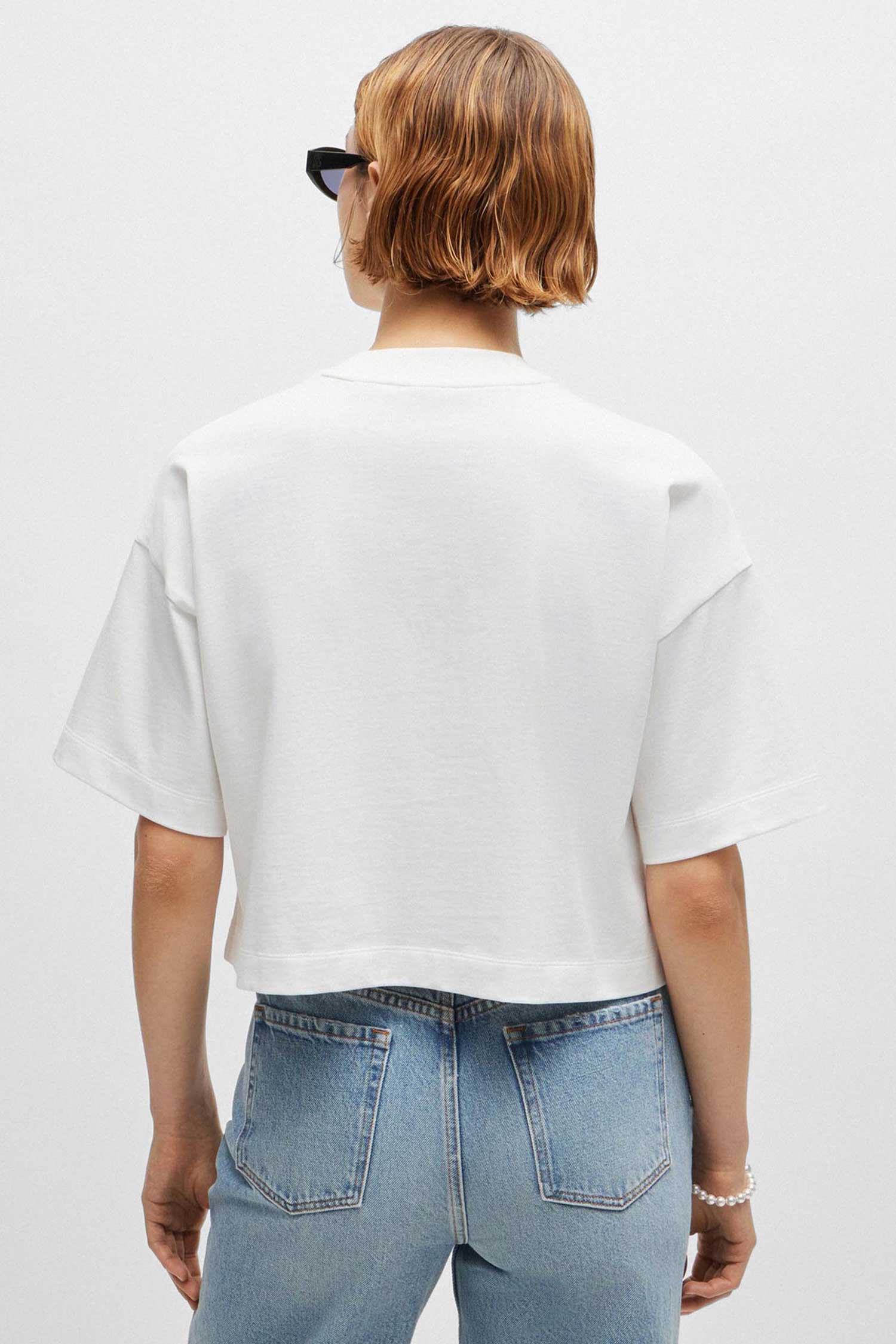 Жіноча біла футболка HUGO 50520187;100