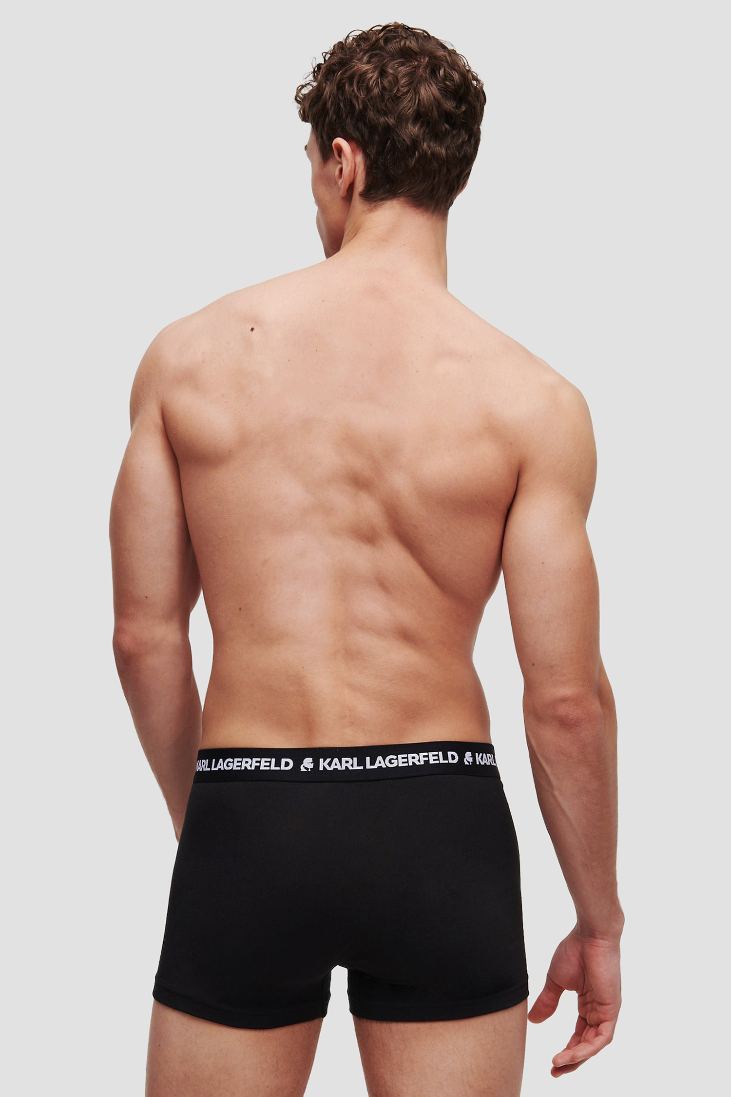 Мужские черные боксеры (5 шт) Karl Lagerfeld A1M47082;999