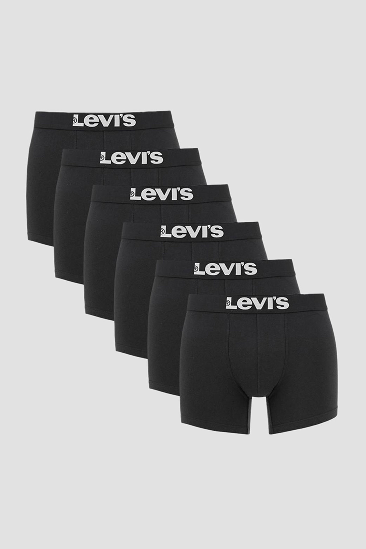 Мужские черные боксеры (6 шт) Levi’s® 701224217;001
