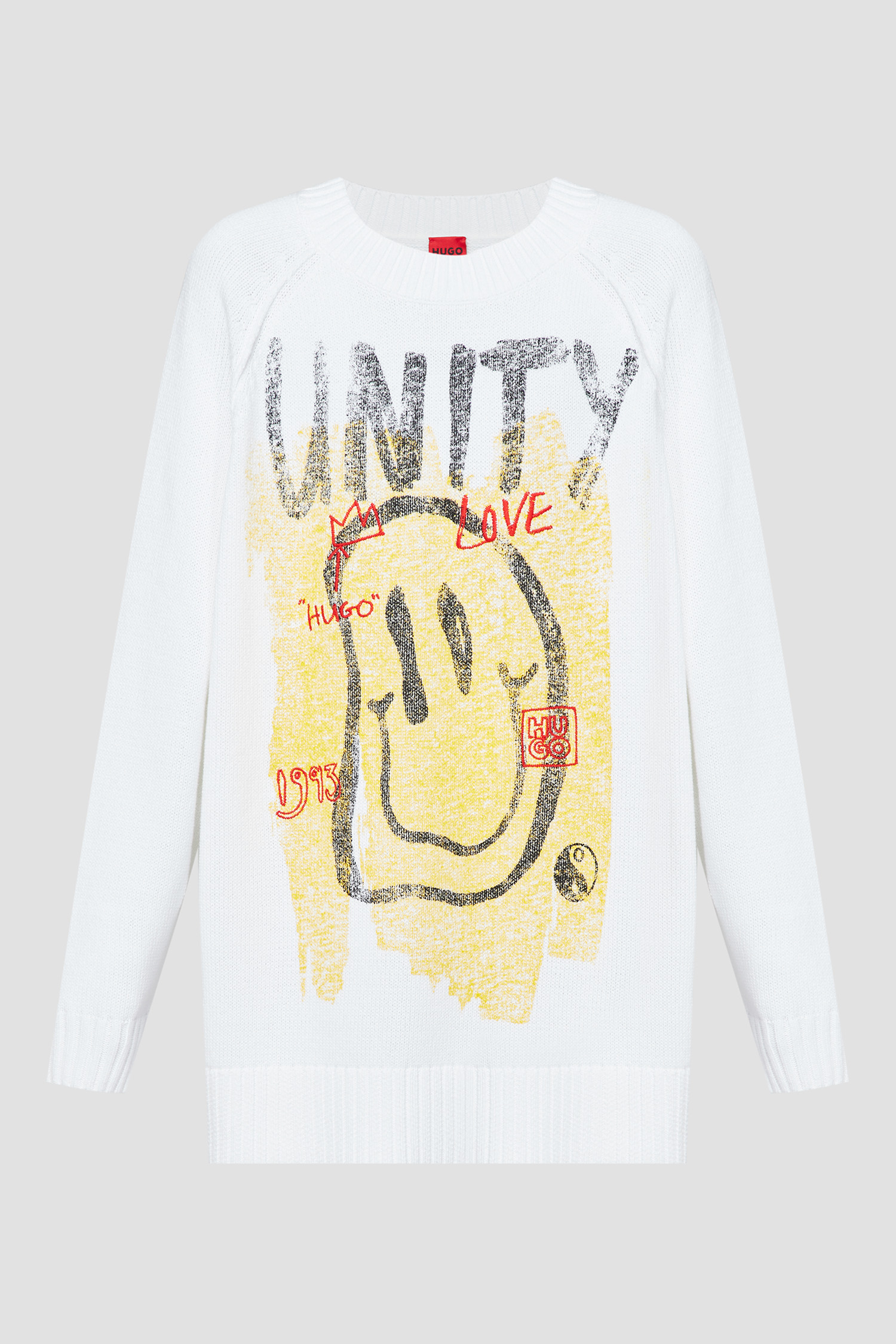 Женский белый свитер HUGO 50493723;977