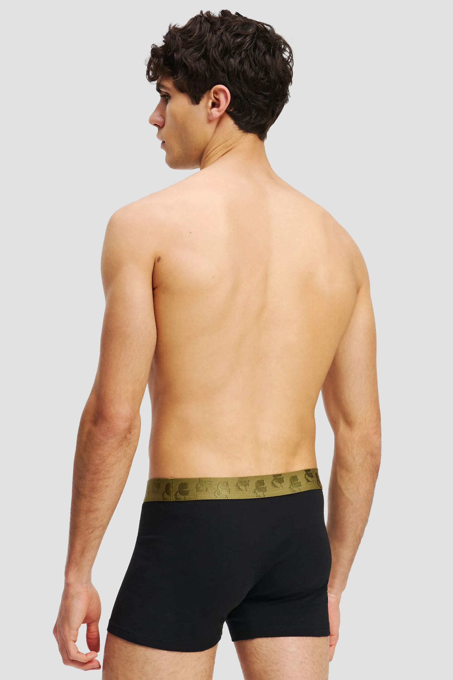 Мужские черные боксеры (3 шт) Karl Lagerfeld A3M47002;2CU