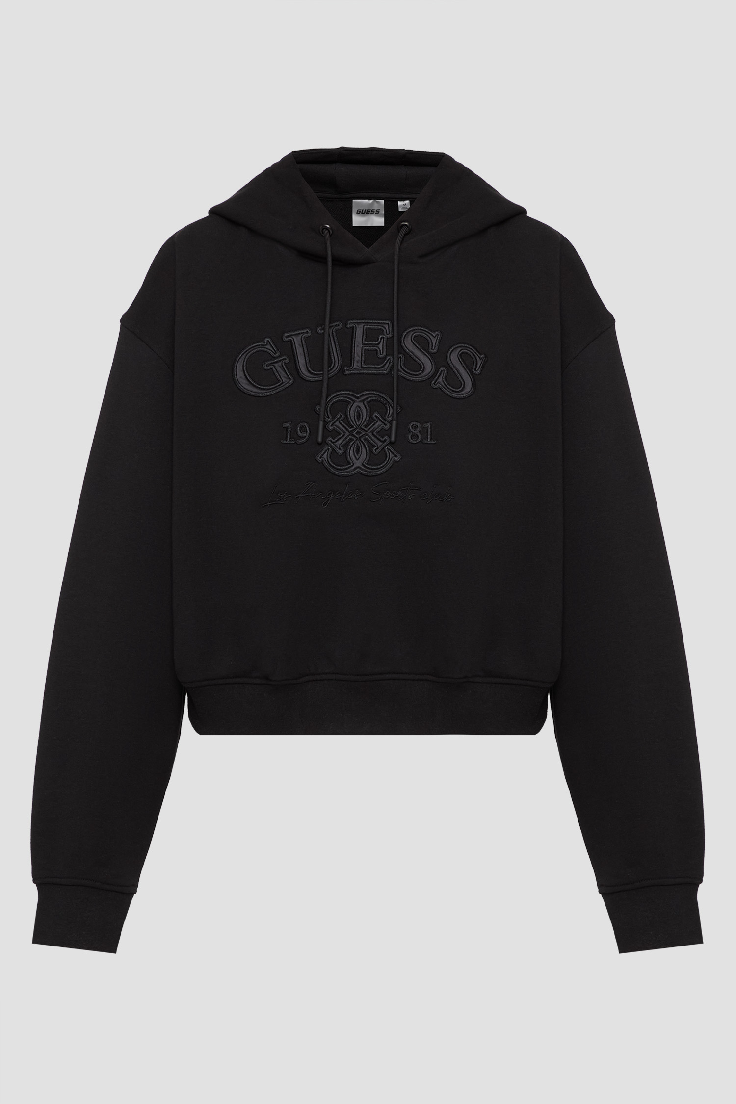 Жіноче чорне худі Guess V6RQ03.KD761;JBLK