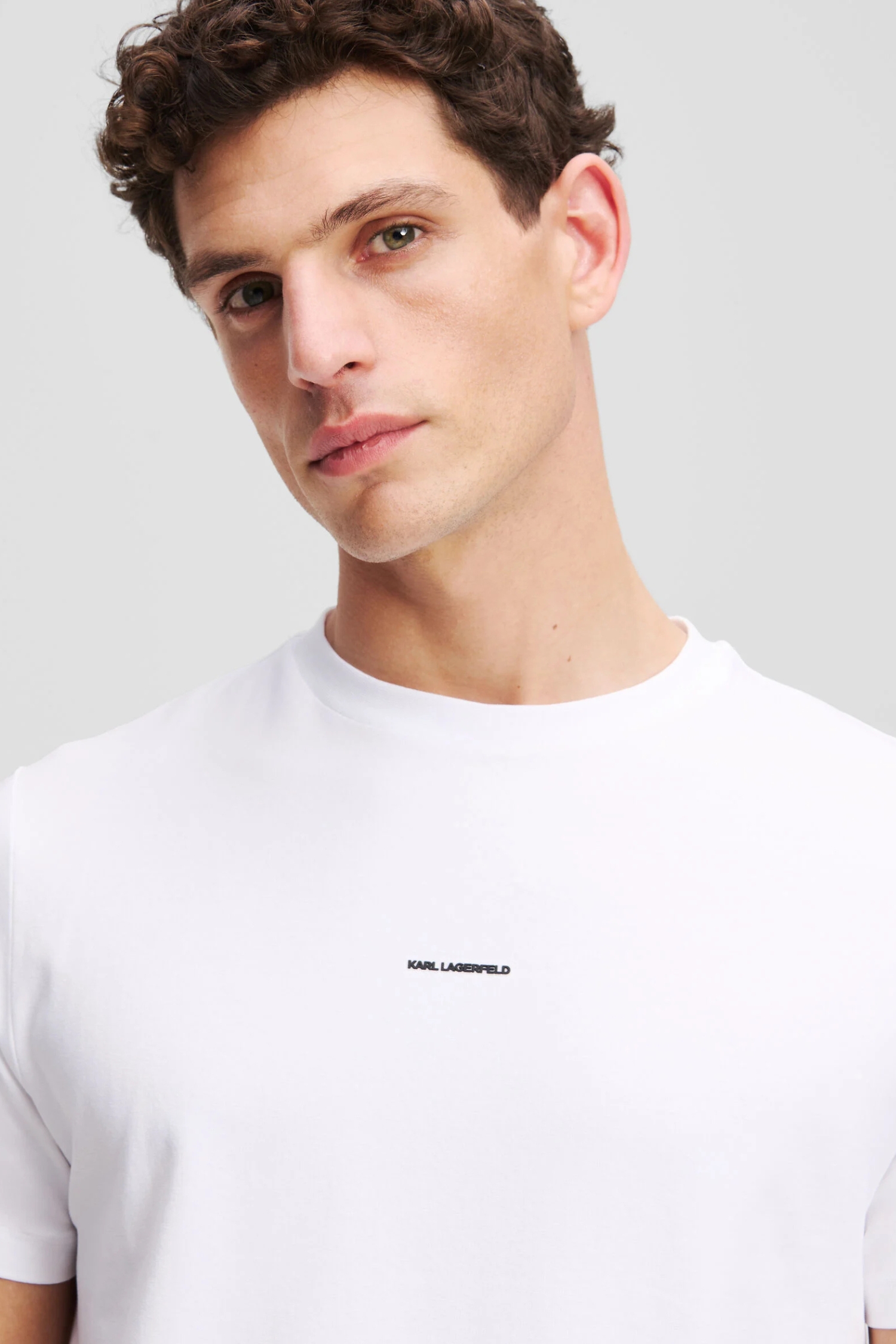 Мужская белая футболка Karl Lagerfeld 552235.755030;10