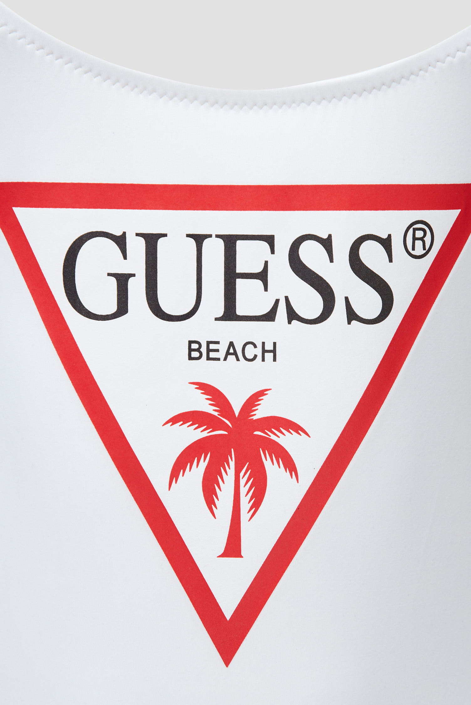 Женский белый купальник Guess E02J33.LY00K;A009
