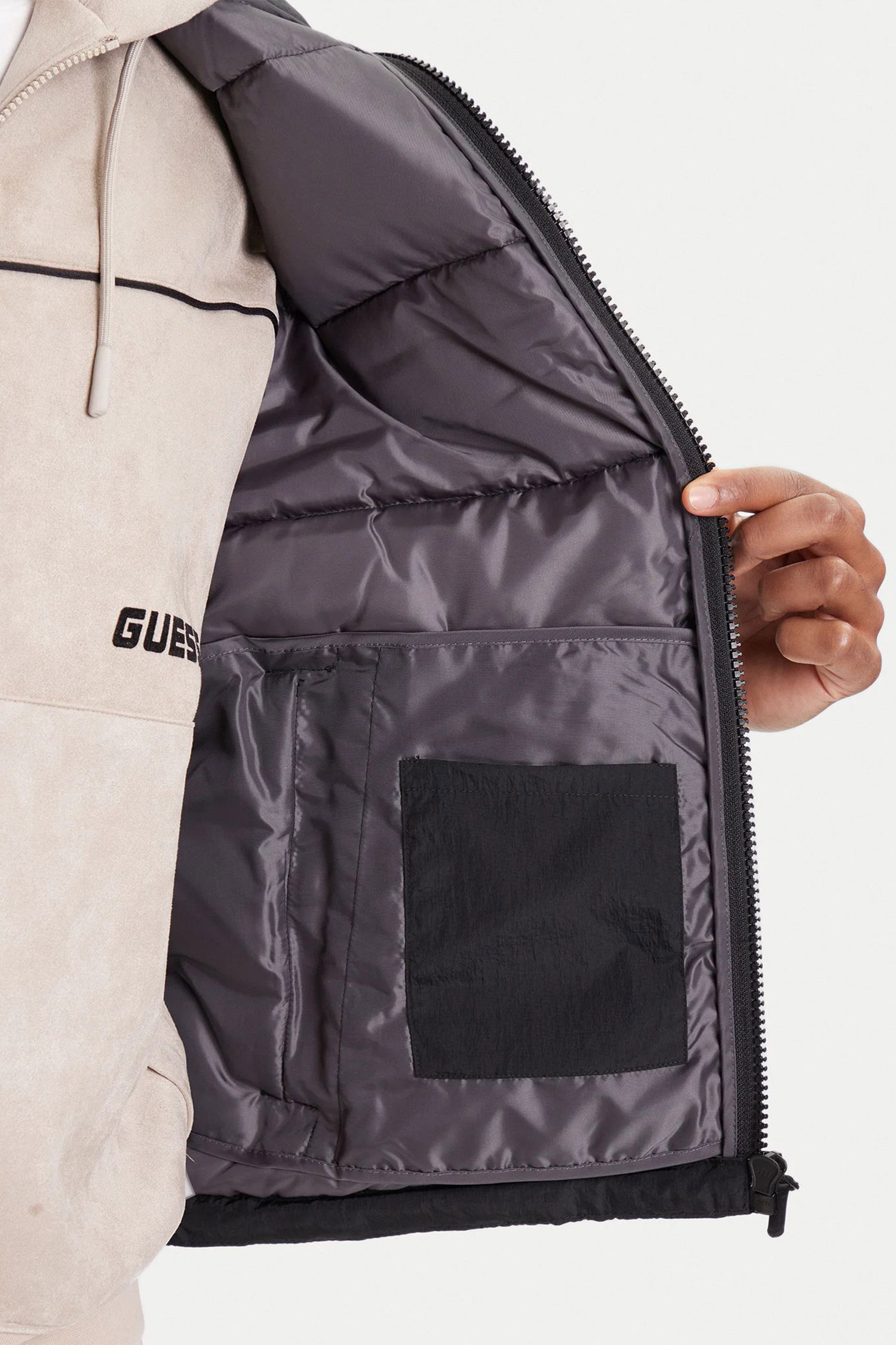 Чоловічий чорний жилет Guess Z5YL08.WGTN0;JBLK