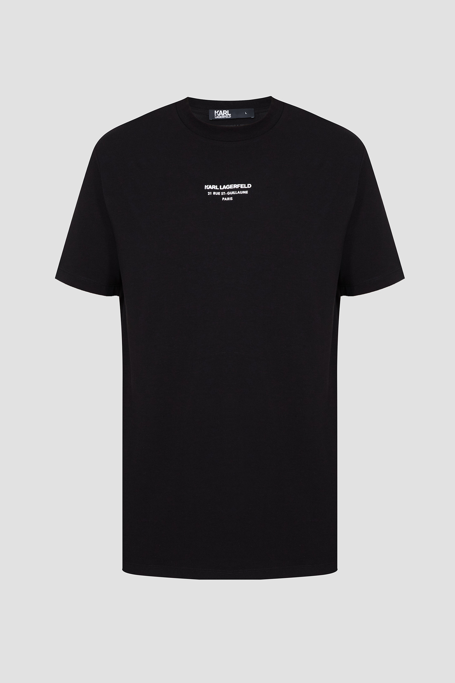 Мужская черная футболка Karl Lagerfeld 542221.755080;991