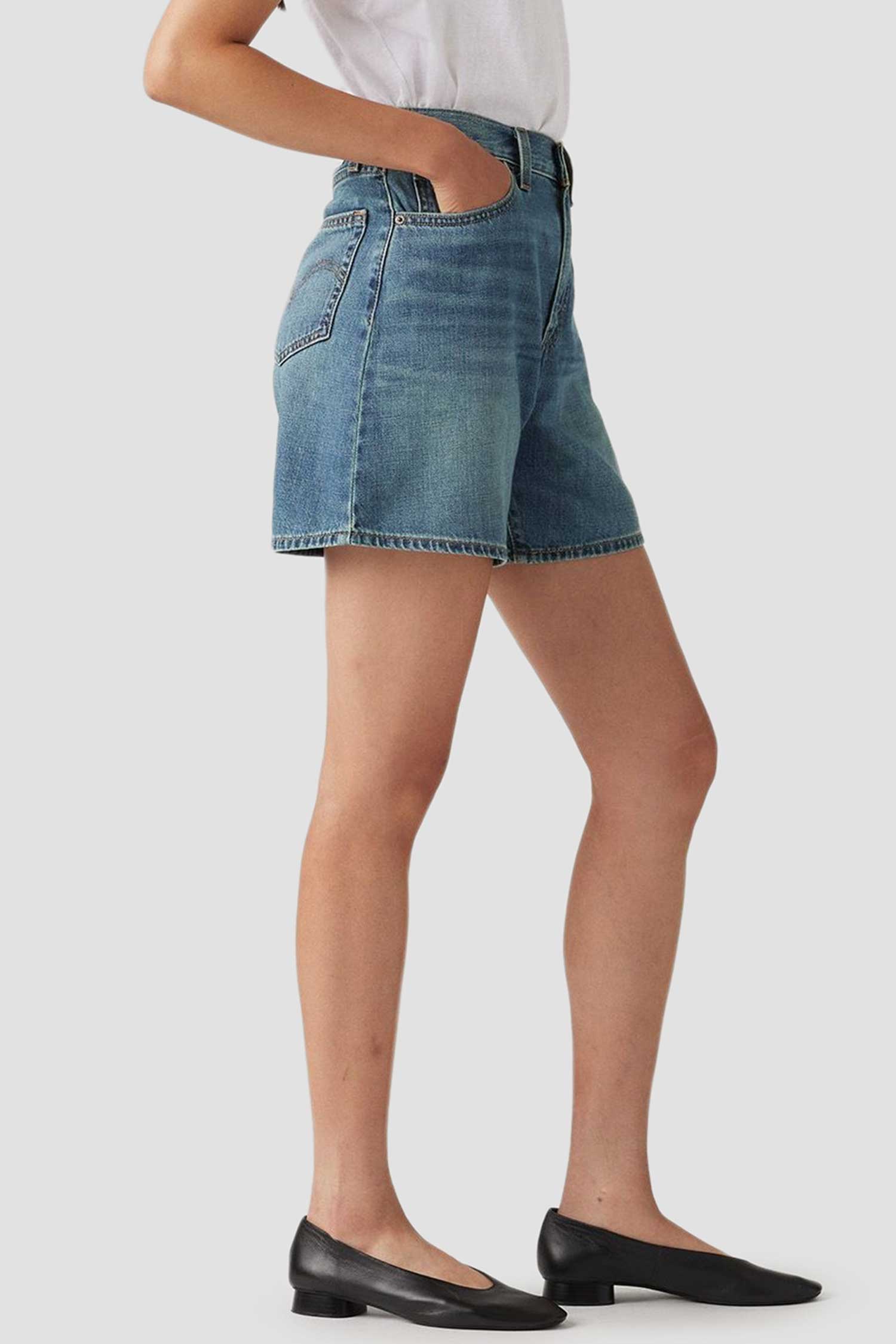 Женские синие джинсовые шорты High Rise Baggy Levi’s® A9311;0017