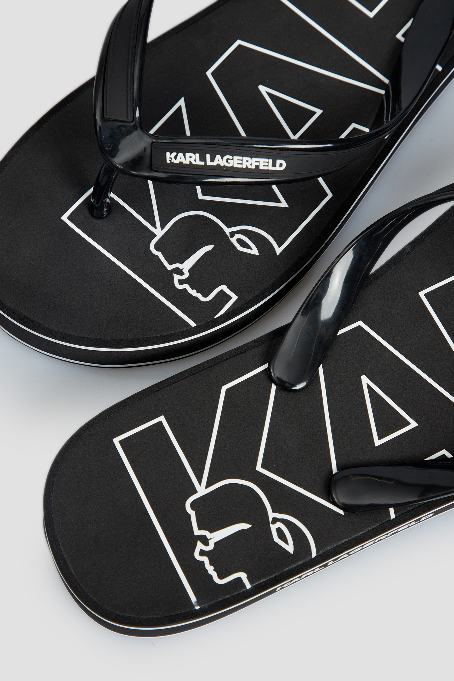Мужские черные вьетнамки Karl Lagerfeld 532473.855023;990 — Ultrashop