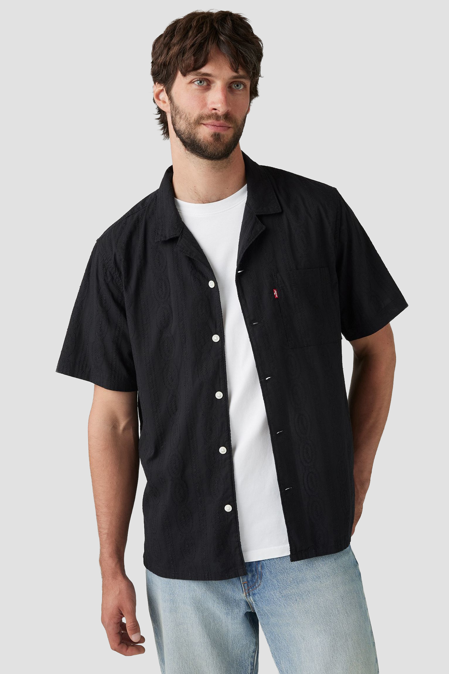 Мужская черная рубашка Levi’s® 72625;0115