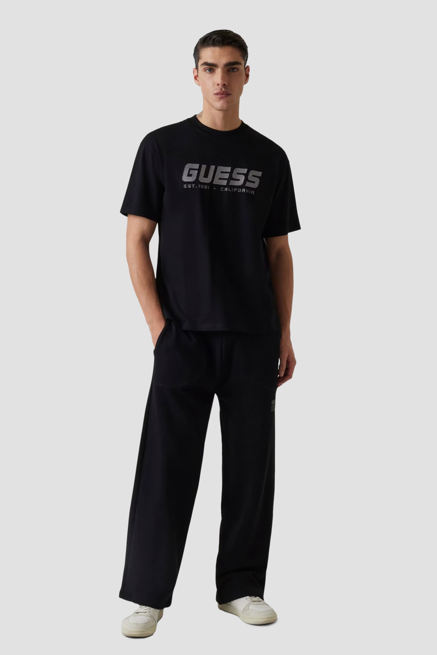 Мужская черная футболка Guess Z5RI10.I3Z14;JBLK